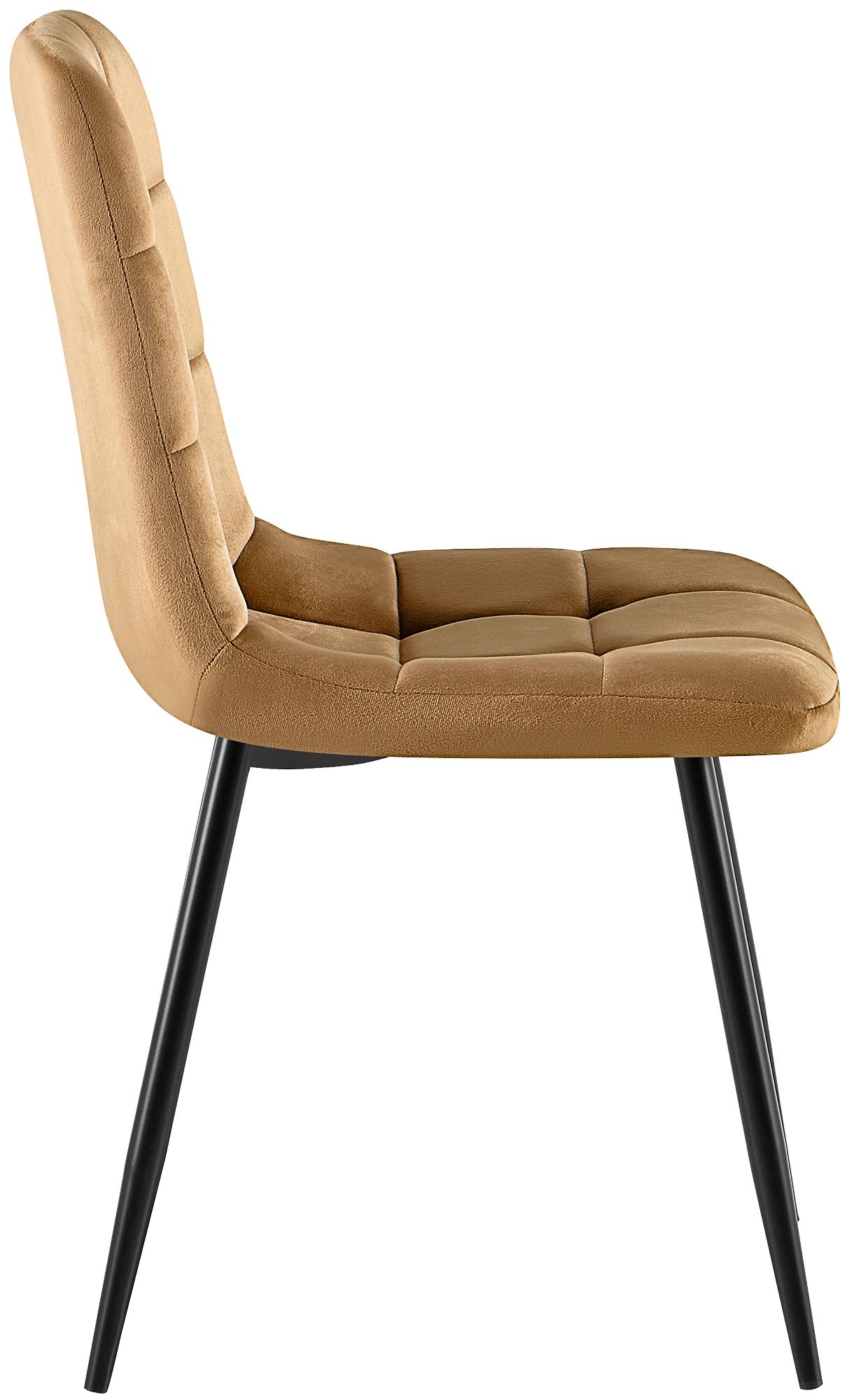 Chaise de salle a manger Antibes en velours