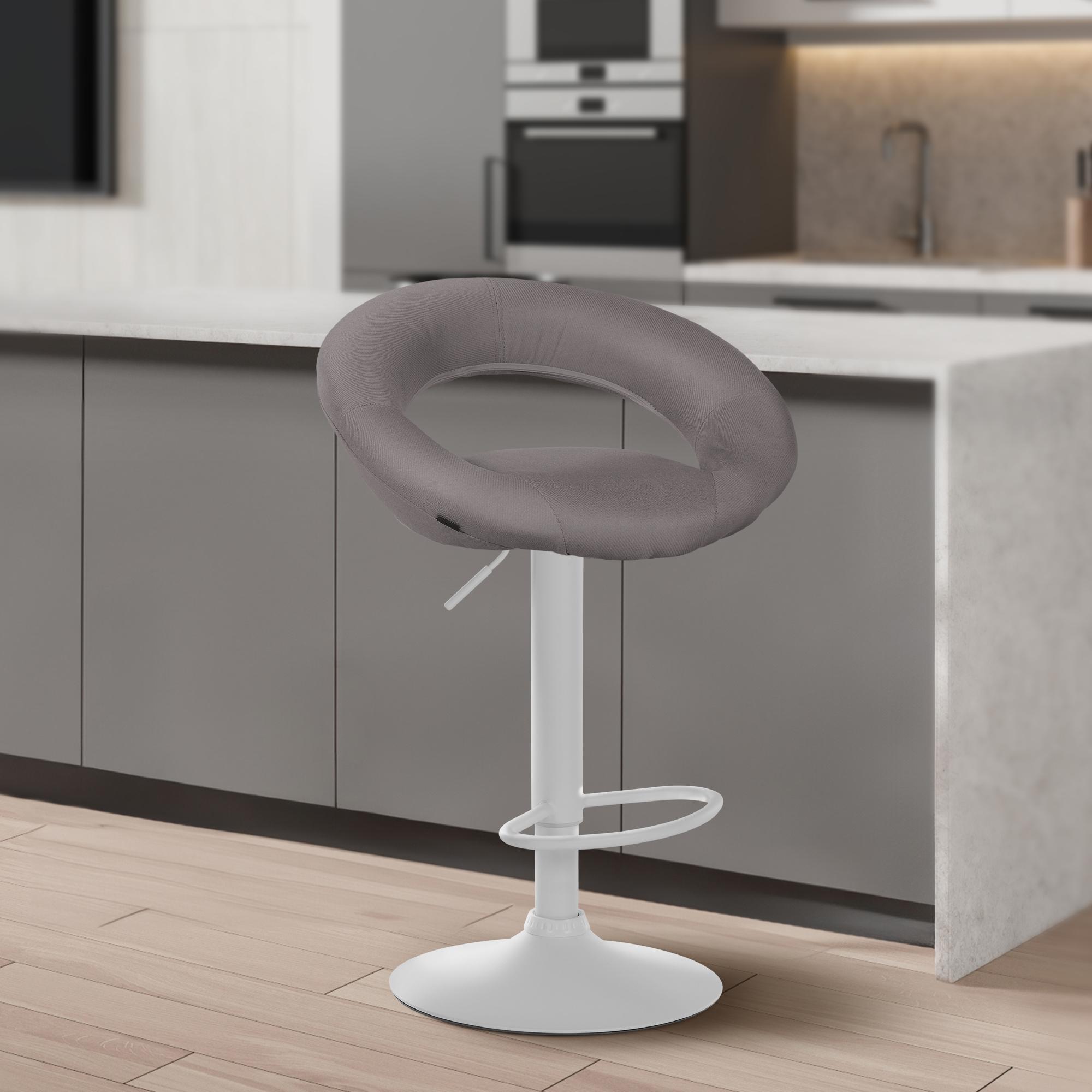 Tabouret de bar Olinda Tissu