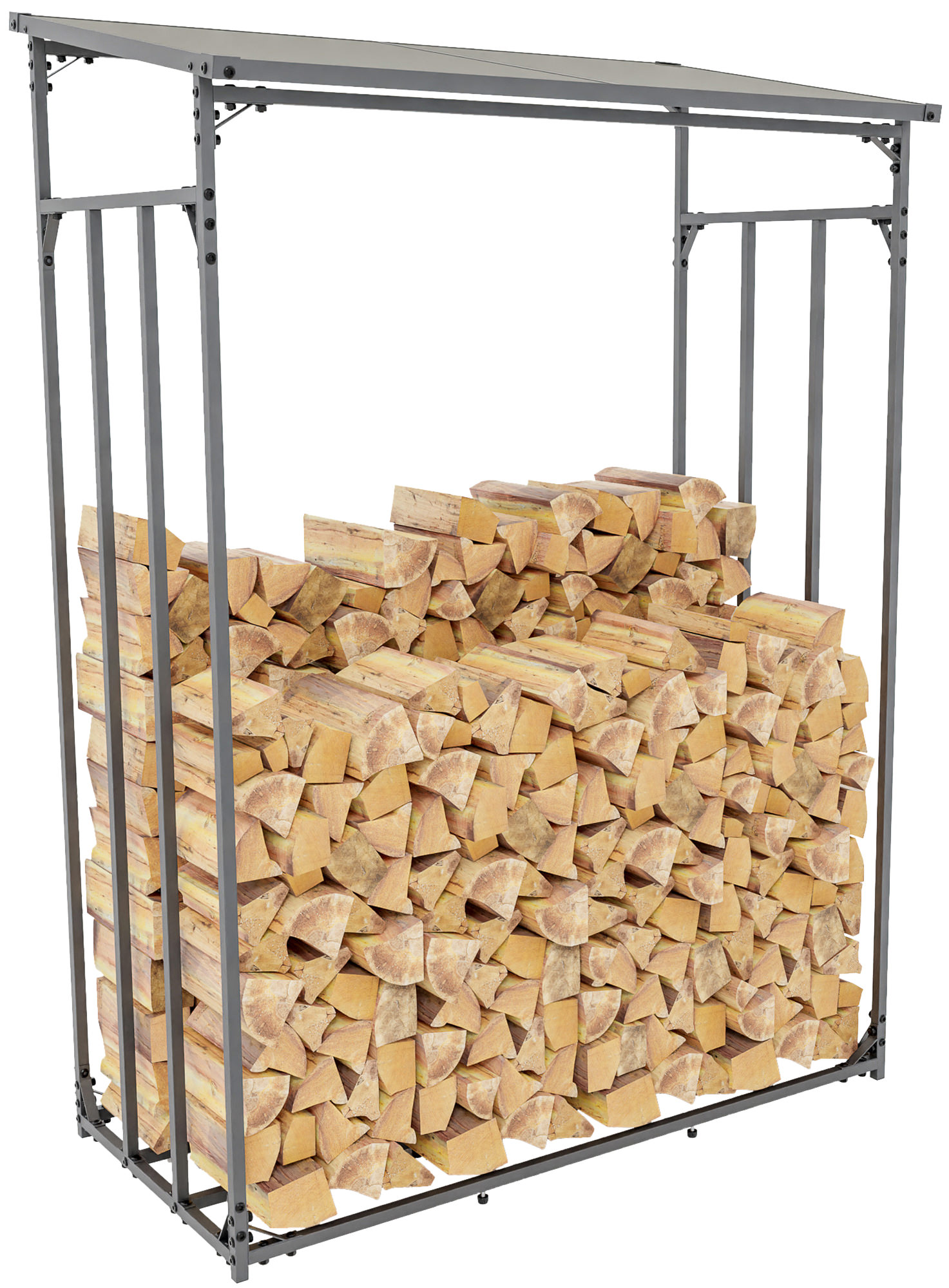 Abri pour bois de chauffage Ruston en Aluminium