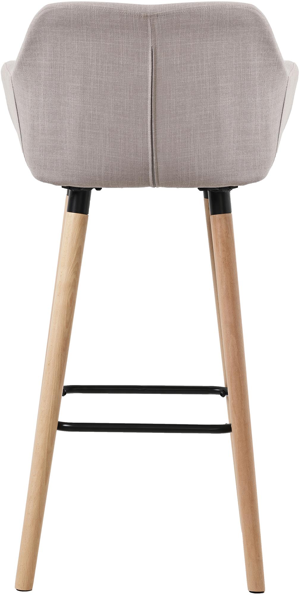 Lot de 2 tabourets de bar Grant en tissu