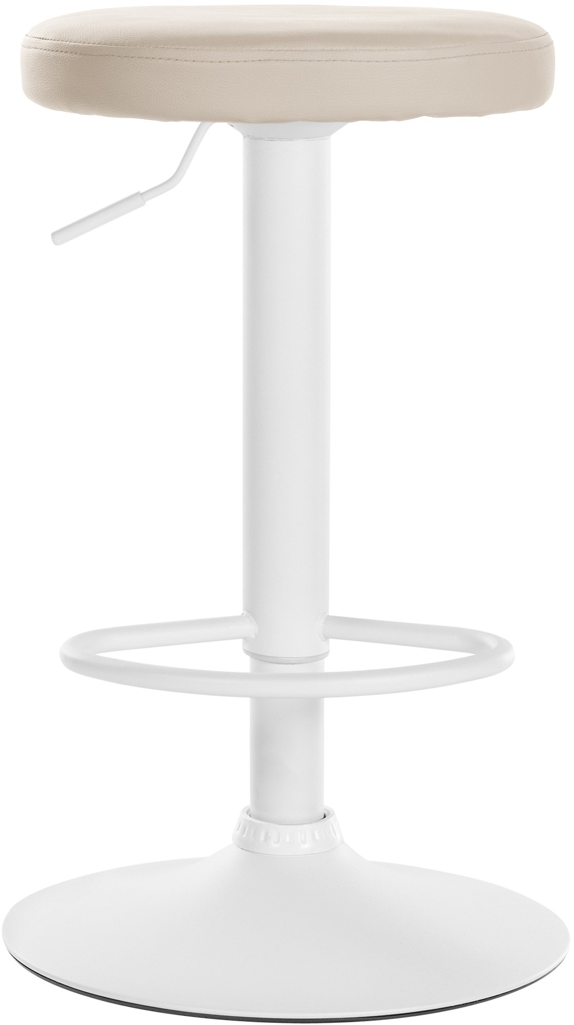 Lot de 2 tabourets de bar Ponte en similicuir