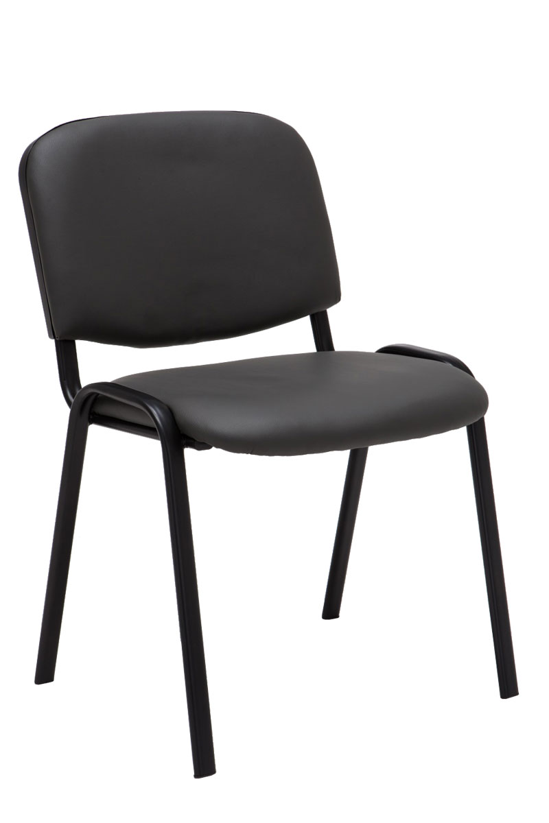 Lot de 6 chaises Visiteur Ken en similicuir