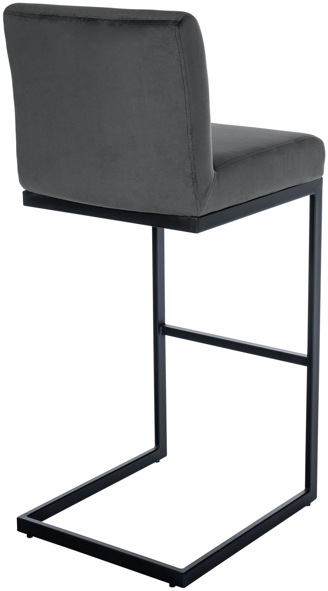 Lot de 2 tabourets de bar Hopewell en velours