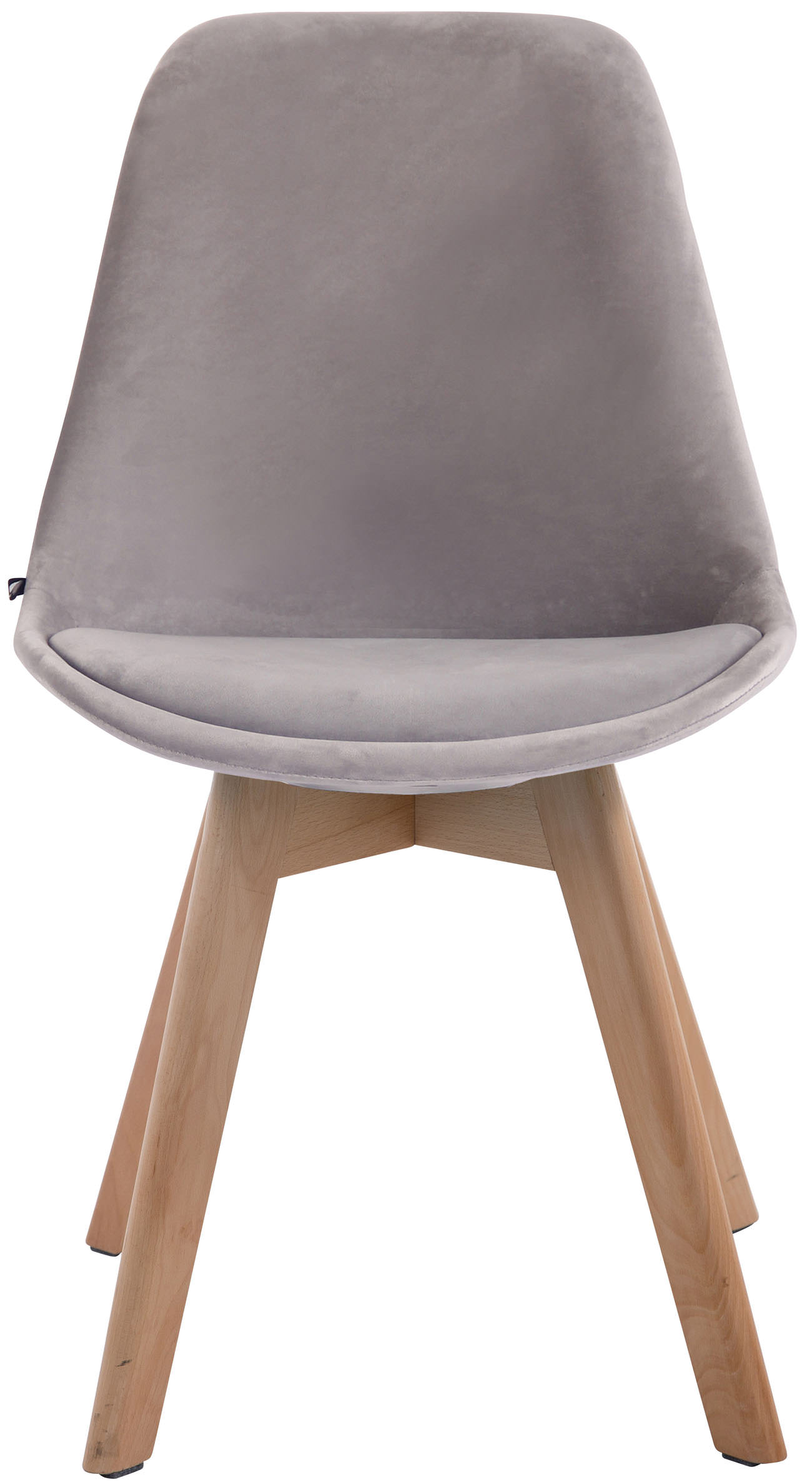 Lot de 4 Chaises de salle à manger Borneo V2 en velours