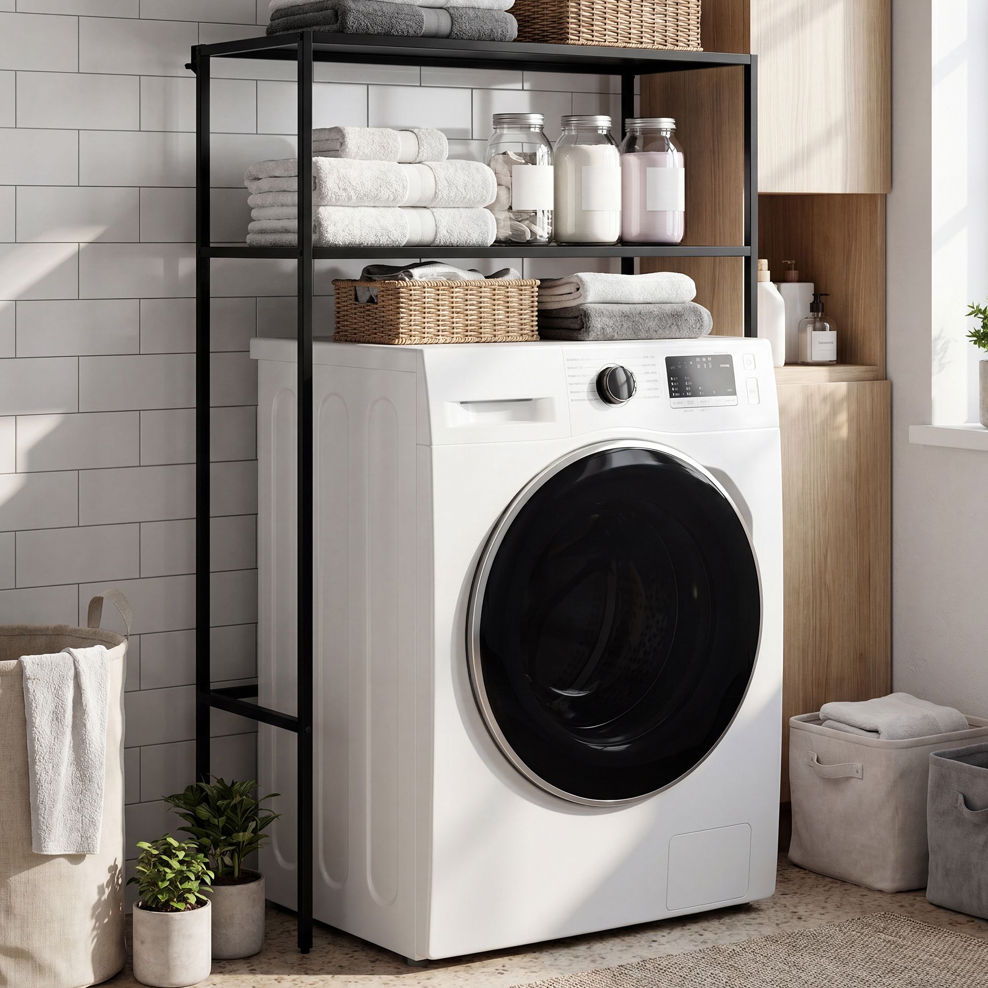 Étagère de rangement pour lave-linge Kendal - Optimisez votre espace