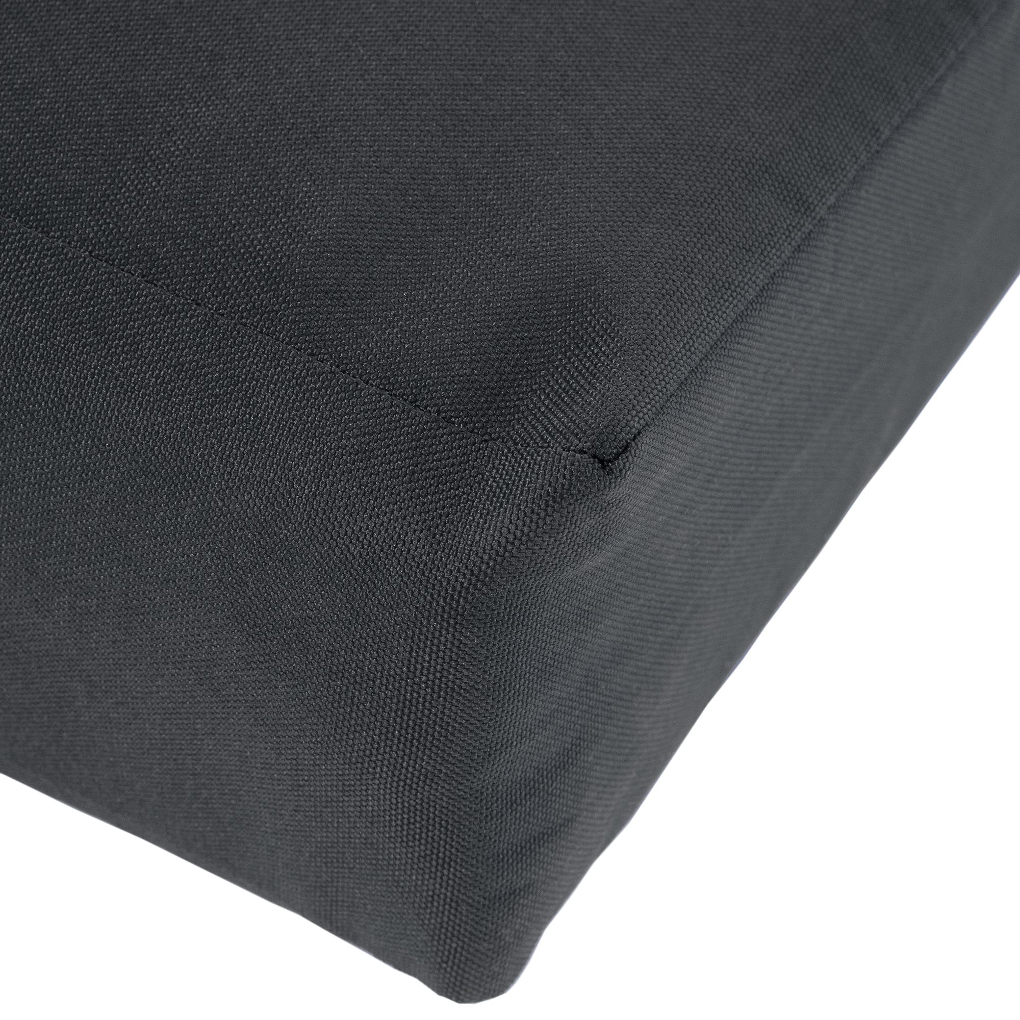 Banc de jardin en teck Daxon avec coussin d'assise