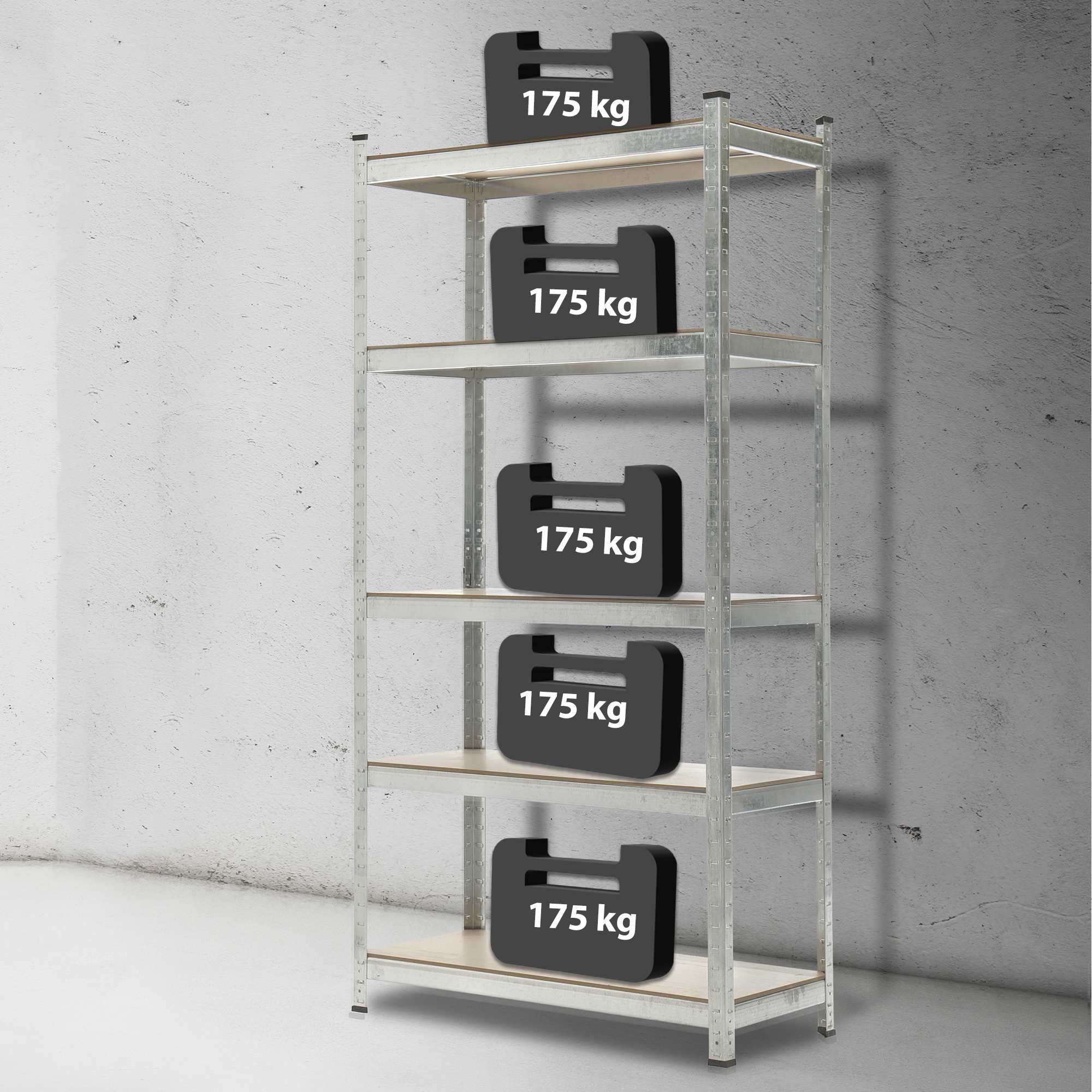 Etagère de Rangement avec capacité de charge de 875 kg