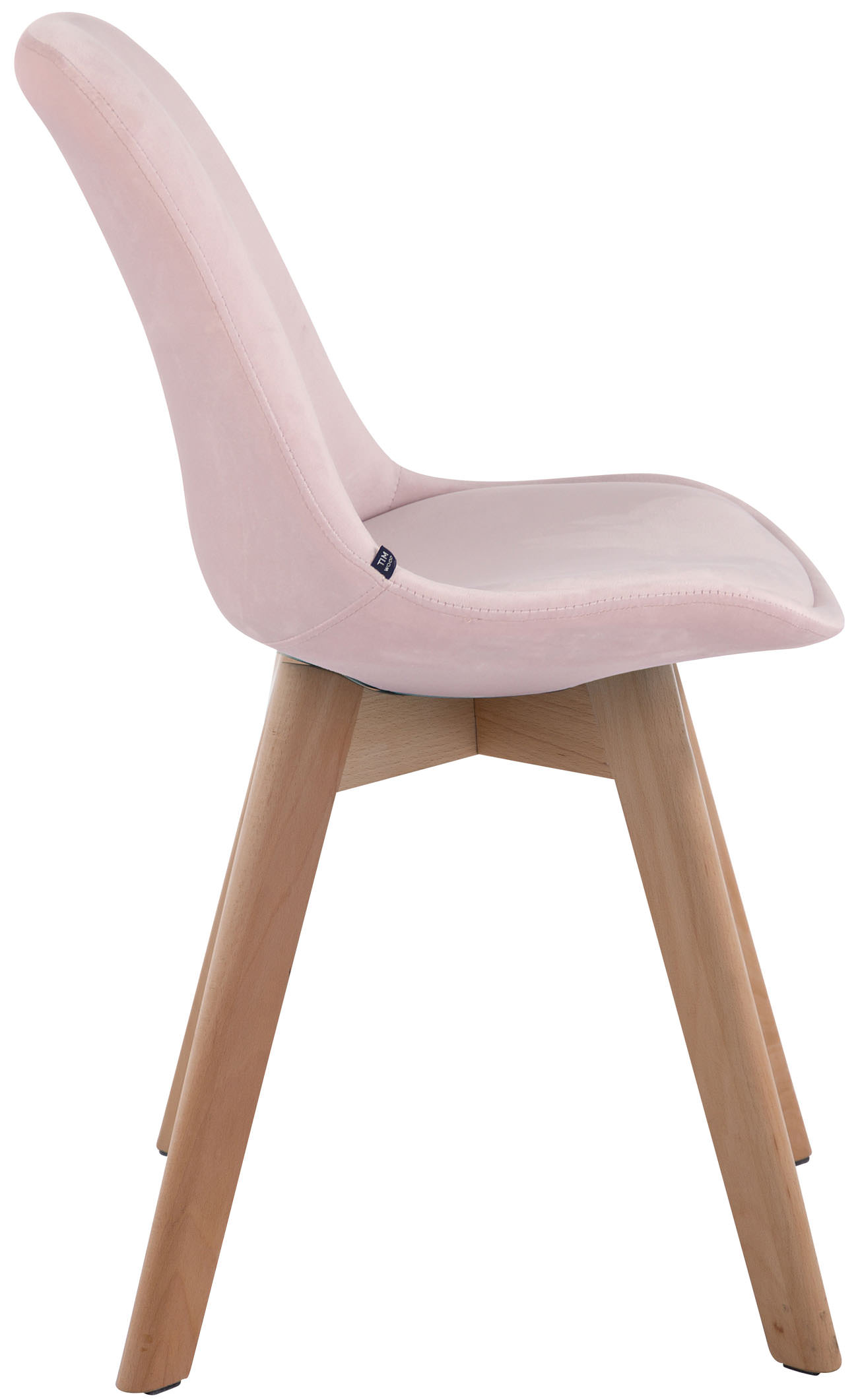 Lot de 4 Chaises de salle à manger Borneo V2 en velours