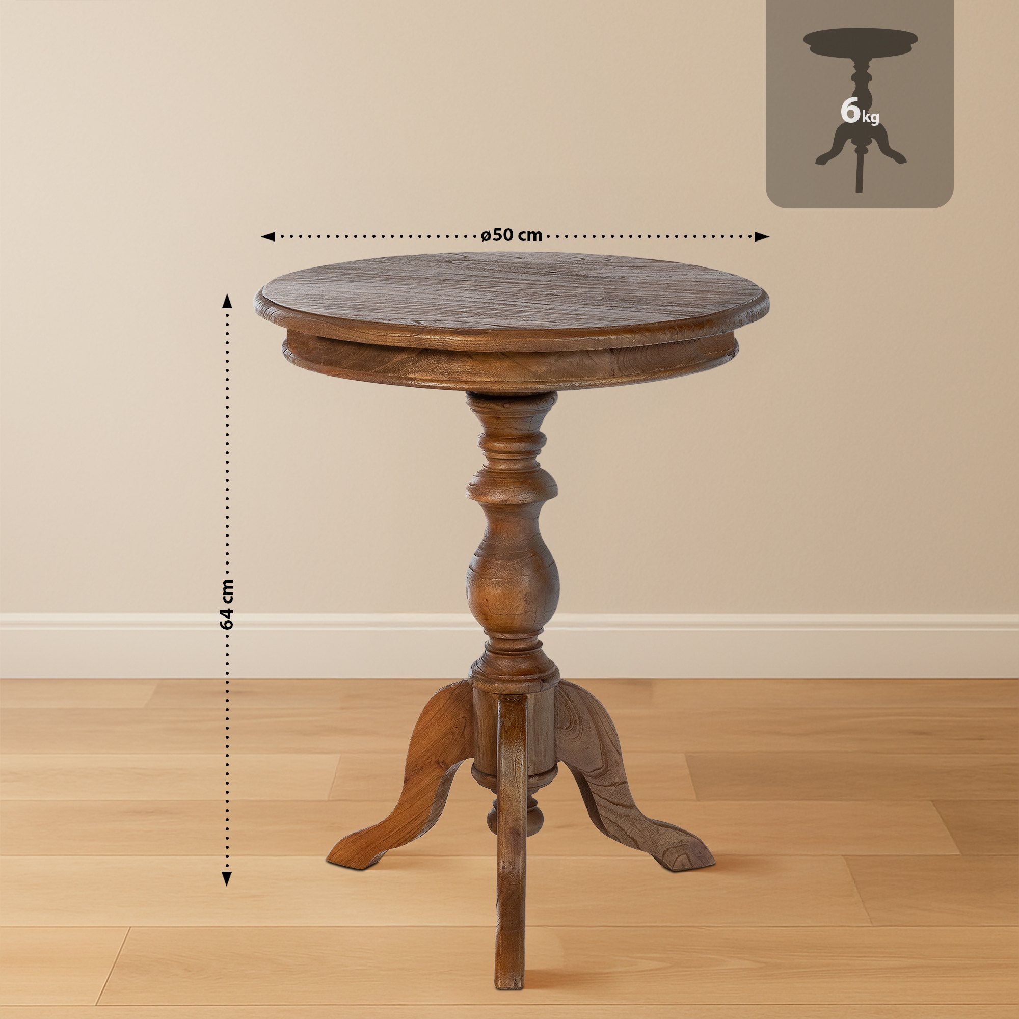 Table d'appoint Wiva 50 cm