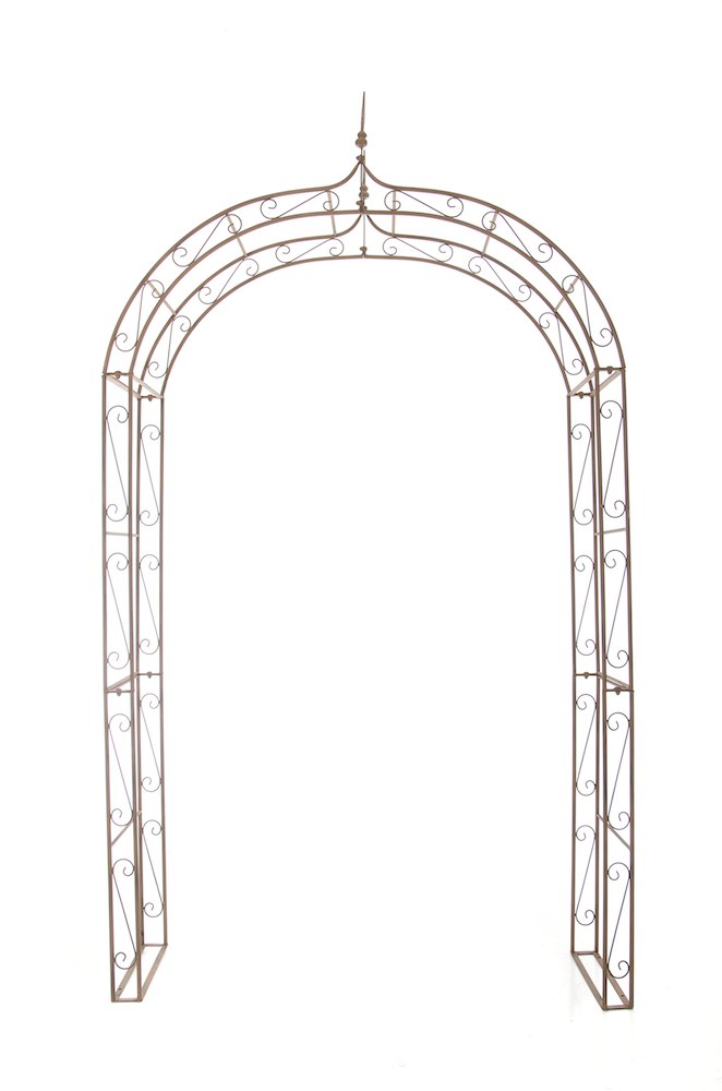 Arche à rosiers Lenz en fer forgé