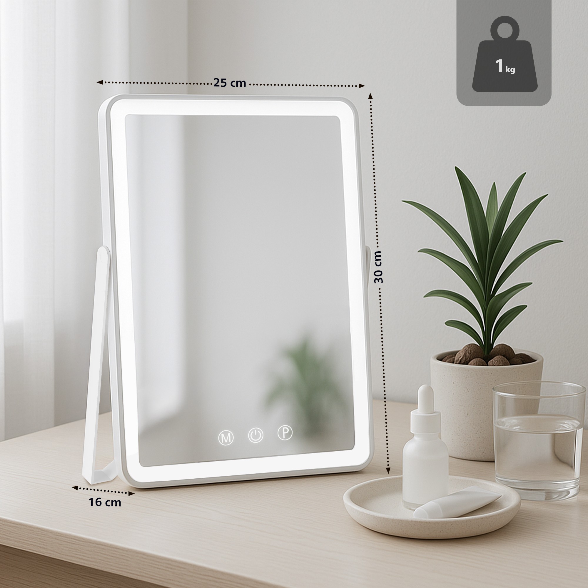 Miroir de maquillage Caistor