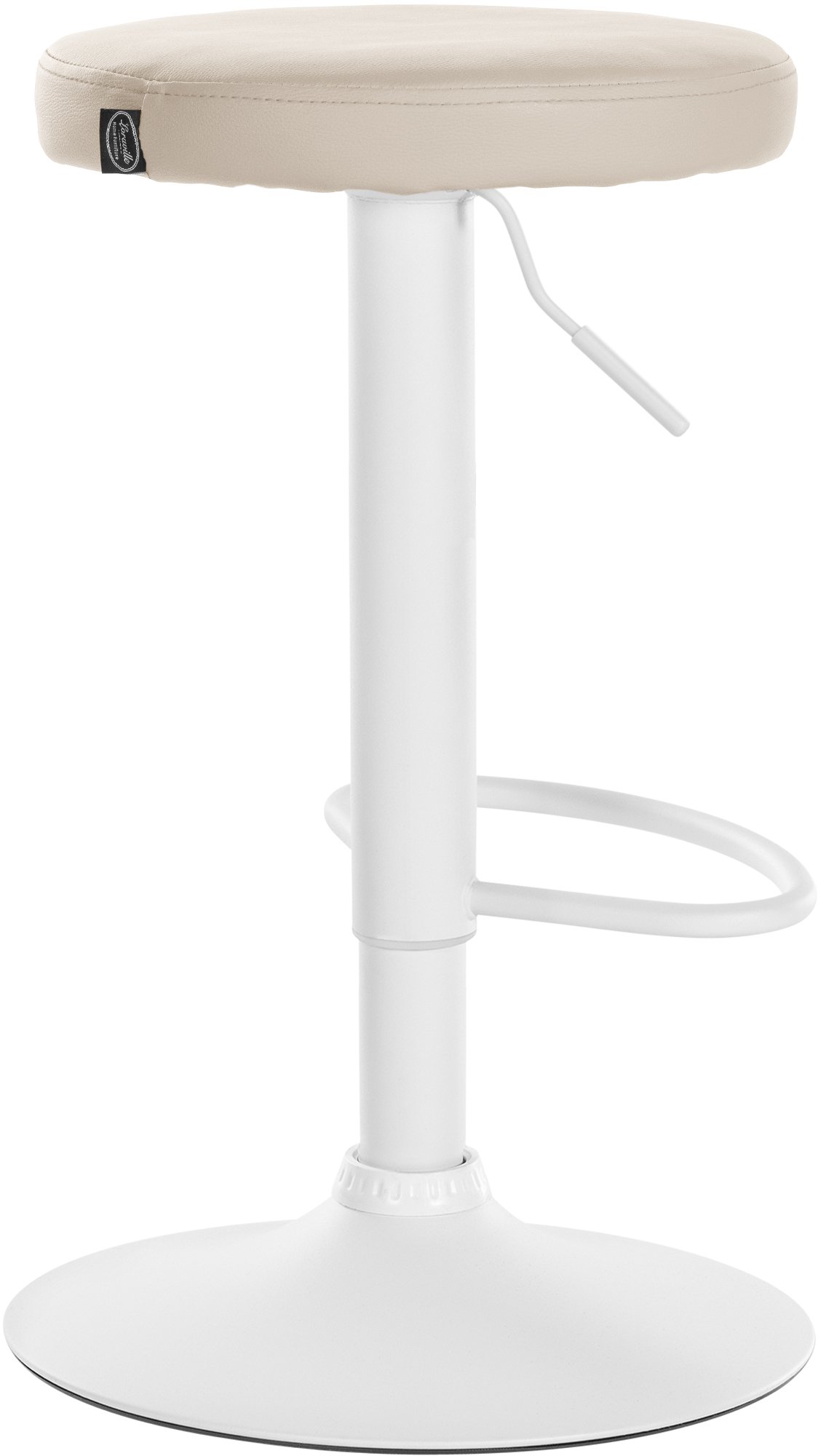 Lot de 2 tabourets de bar Ponte en similicuir