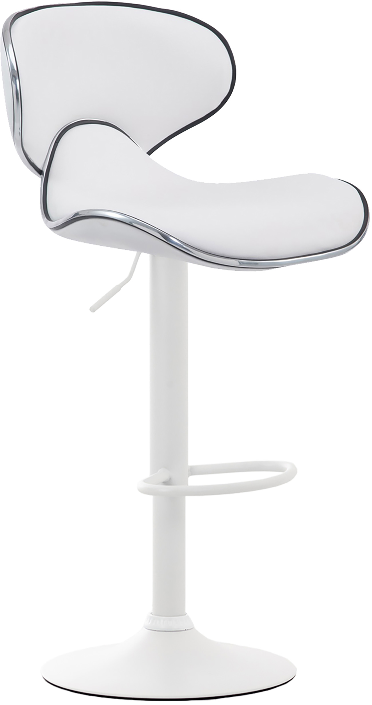 Tabouret de bar Las Vegas V2 similicuir avec pied en métal