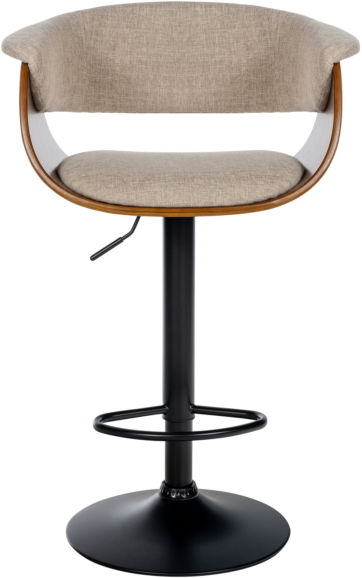 Tabouret de bar Vestal avec Coque en bois réglable pivotant