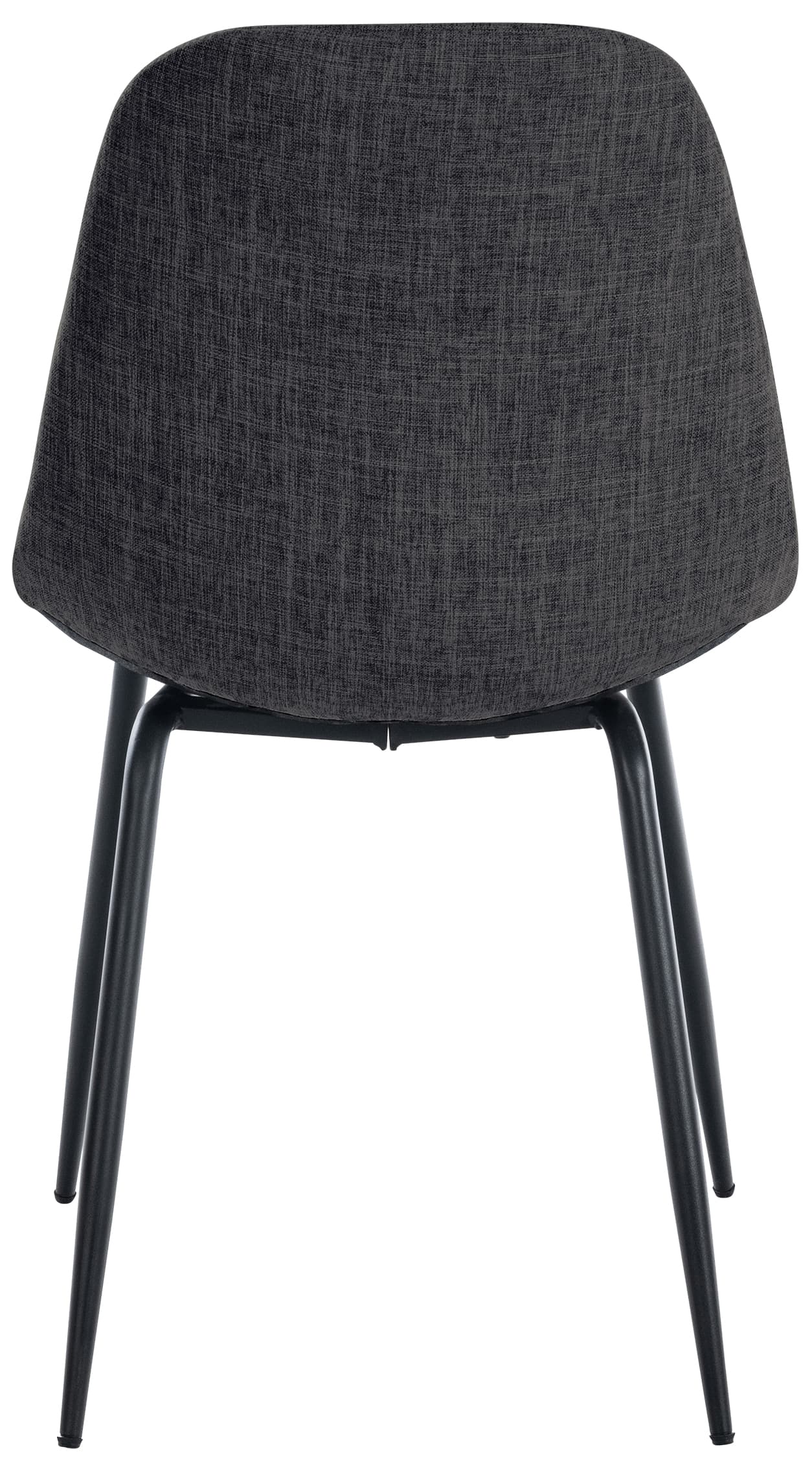 Chaise de salle à manger Tom avec Pieds en métal noir