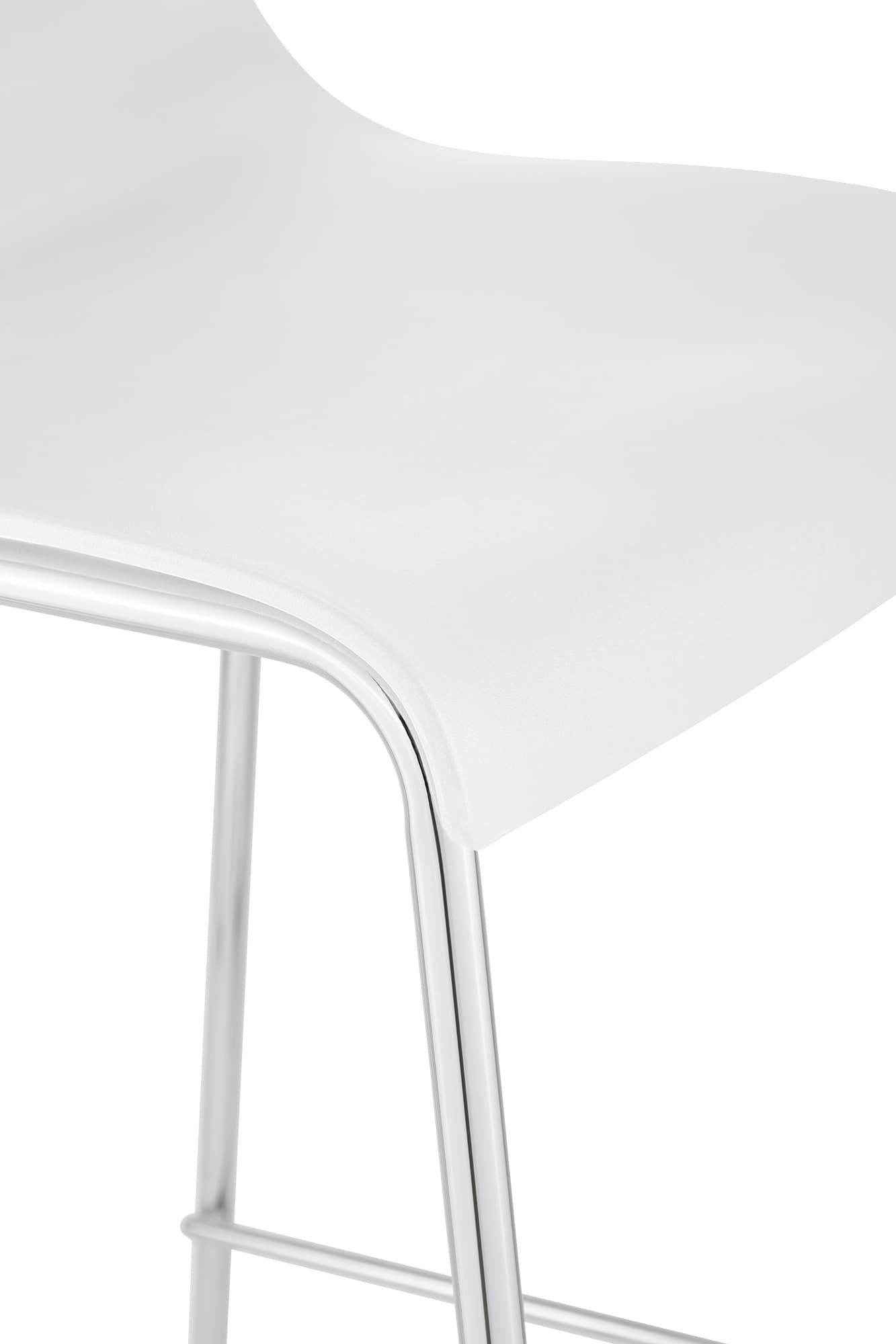 Tabouret de Bar Hover Plastique Cadre à 4 Pieds