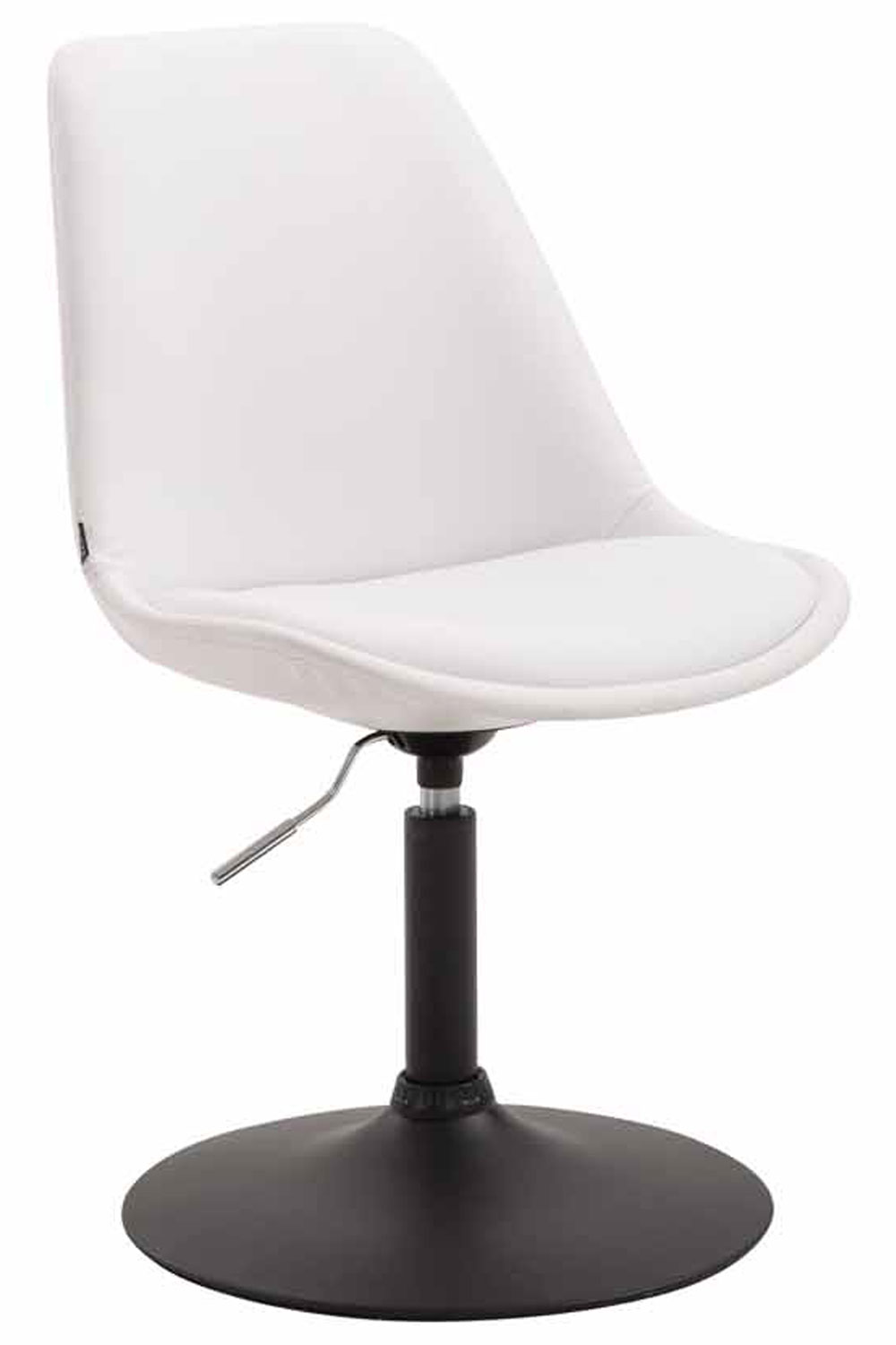 Chaise de salle à manger Maverick en similicuir avec pied trompette
