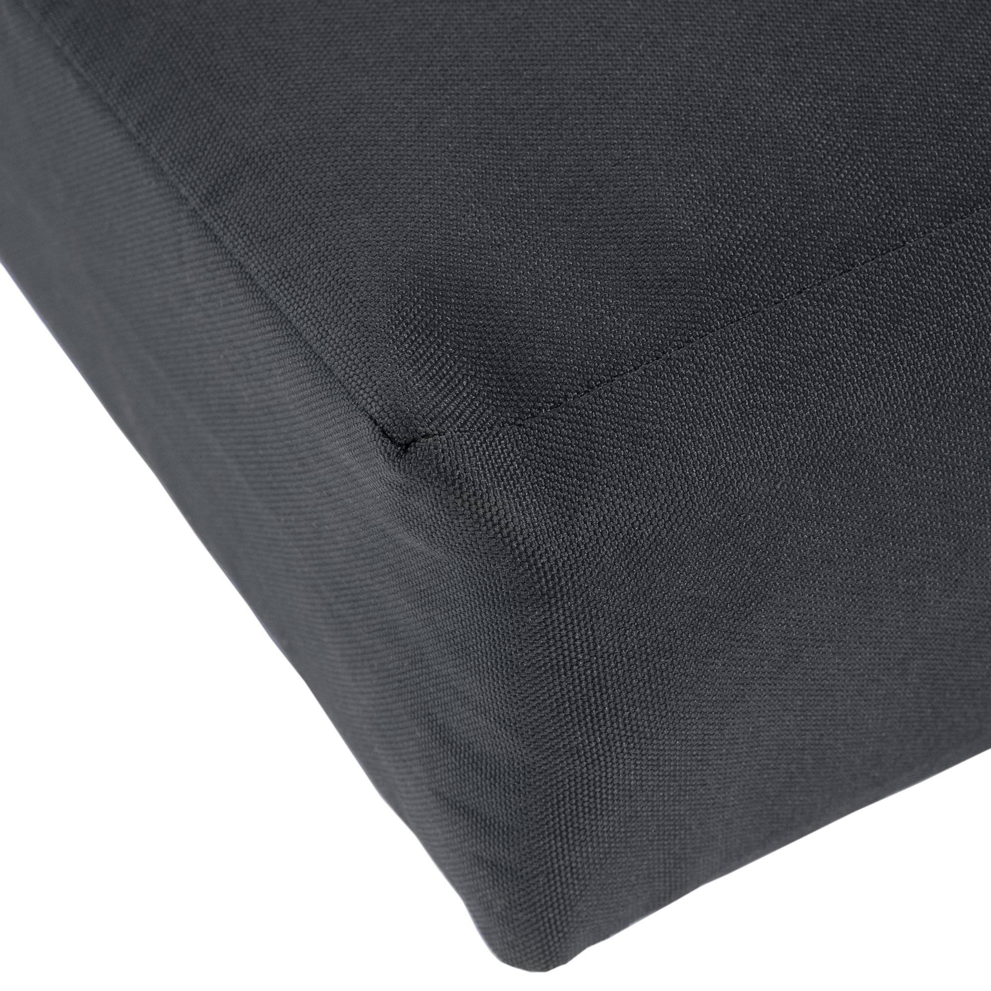 Banc à bascule résistant aux intempéries Joyce avec coussin de siège