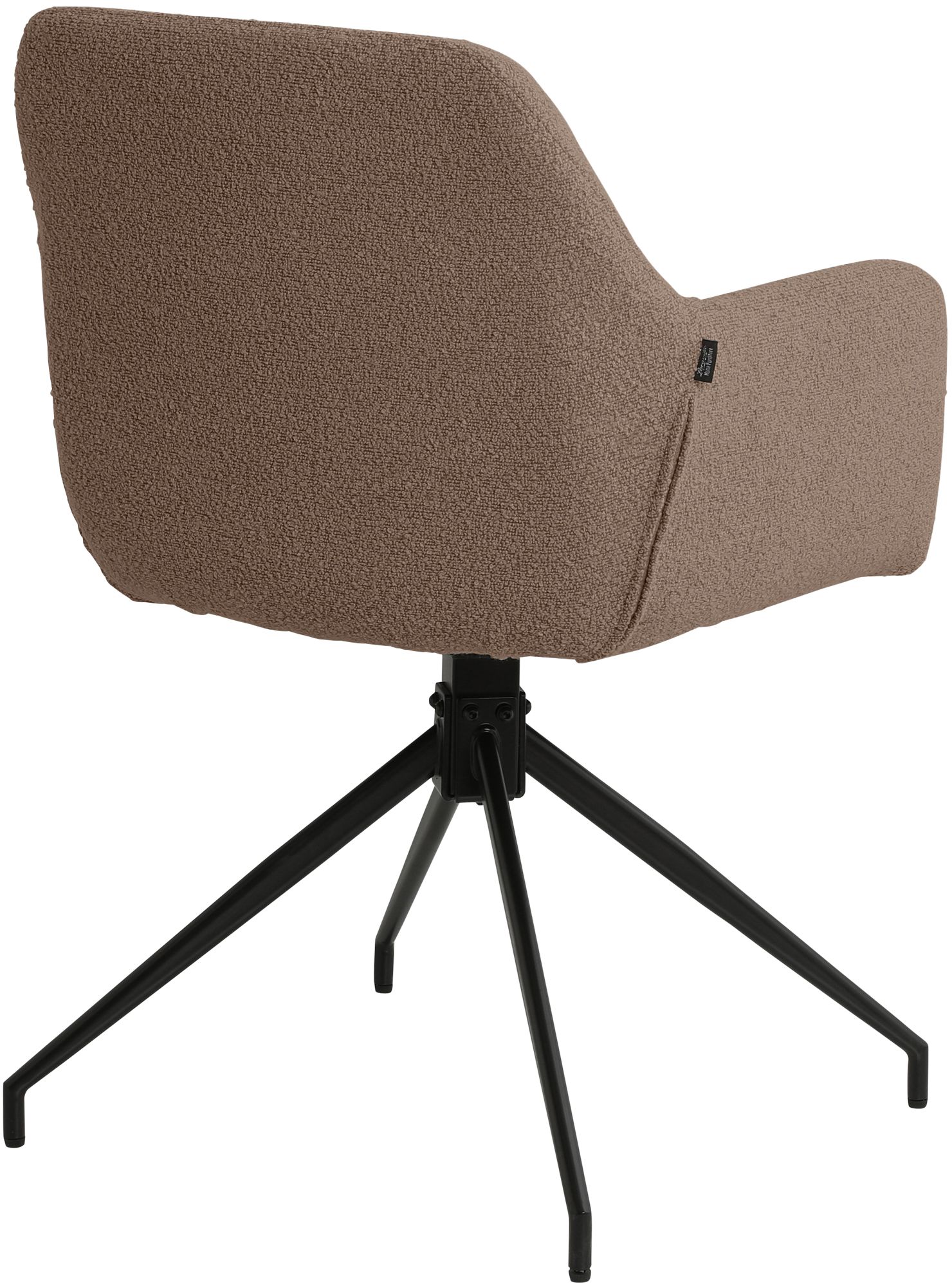 Lot de 2 Chaises de Salle à Manger Merlinda en Tissu Bouclette