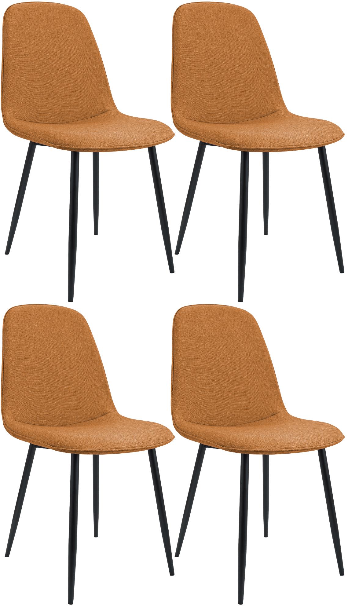 Ensemble de 4 chaises de salle à manger Maryam
