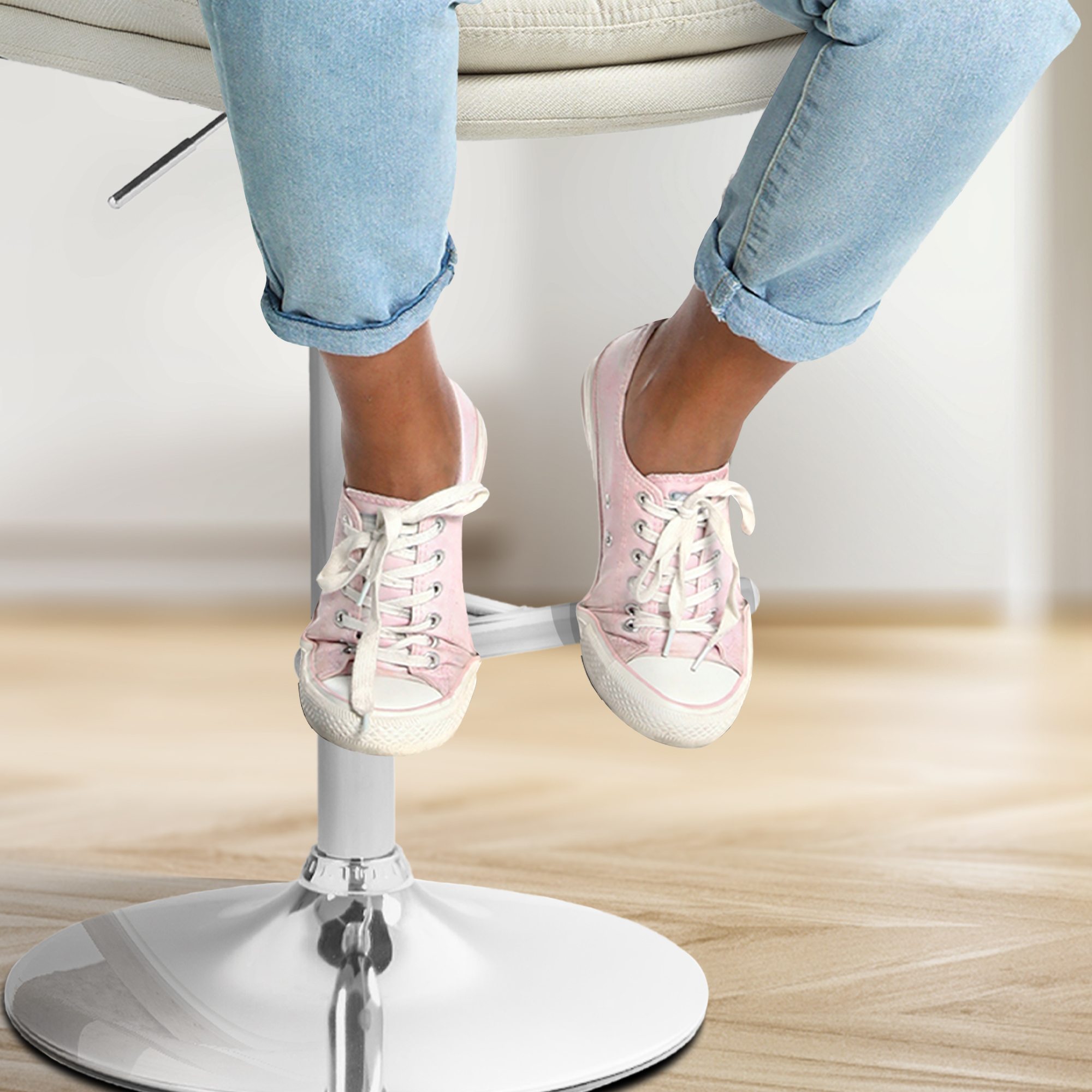 Tabouret de bar Damar Tissu