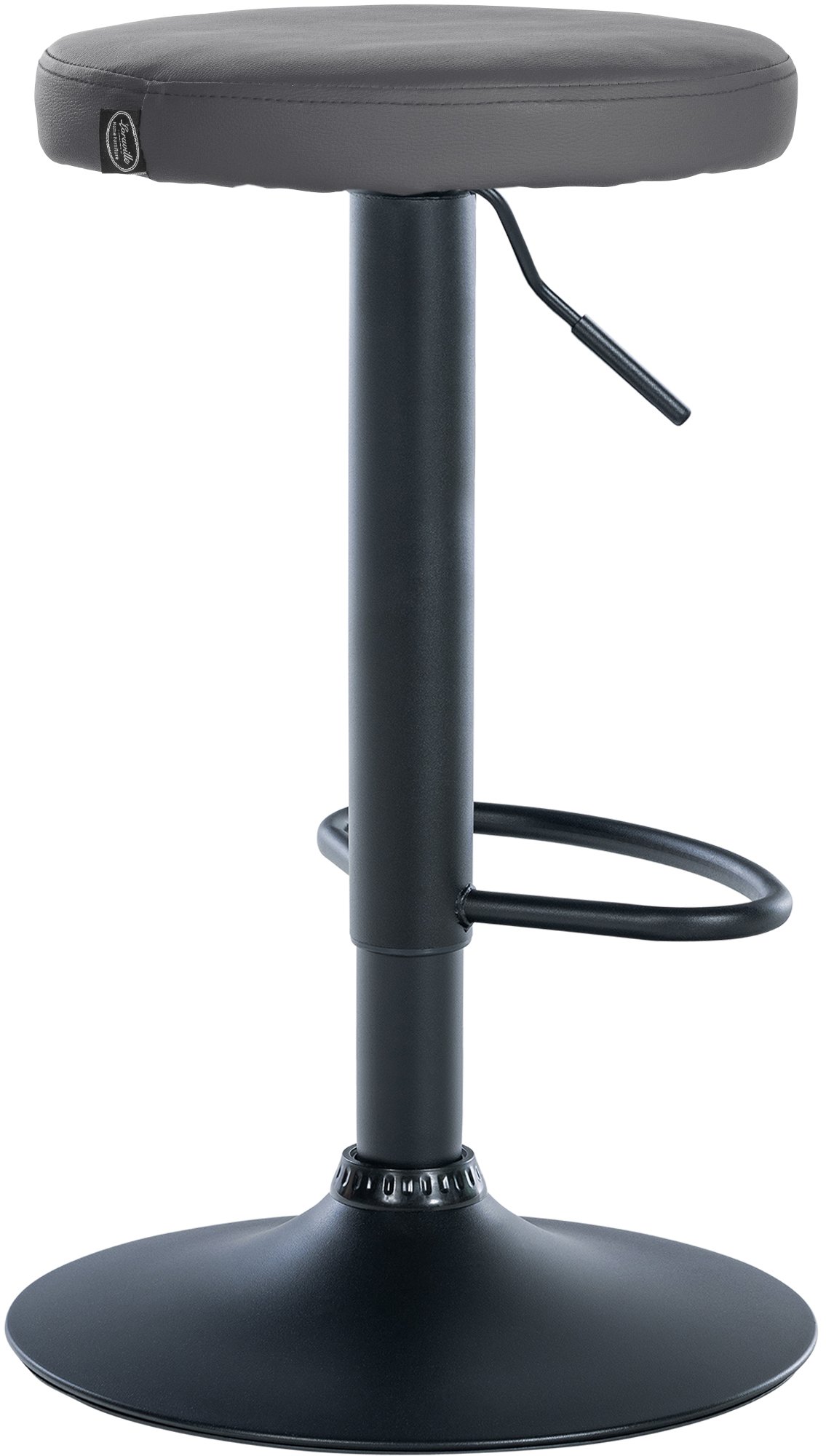 Lot de 2 tabourets de bar Ponte en similicuir