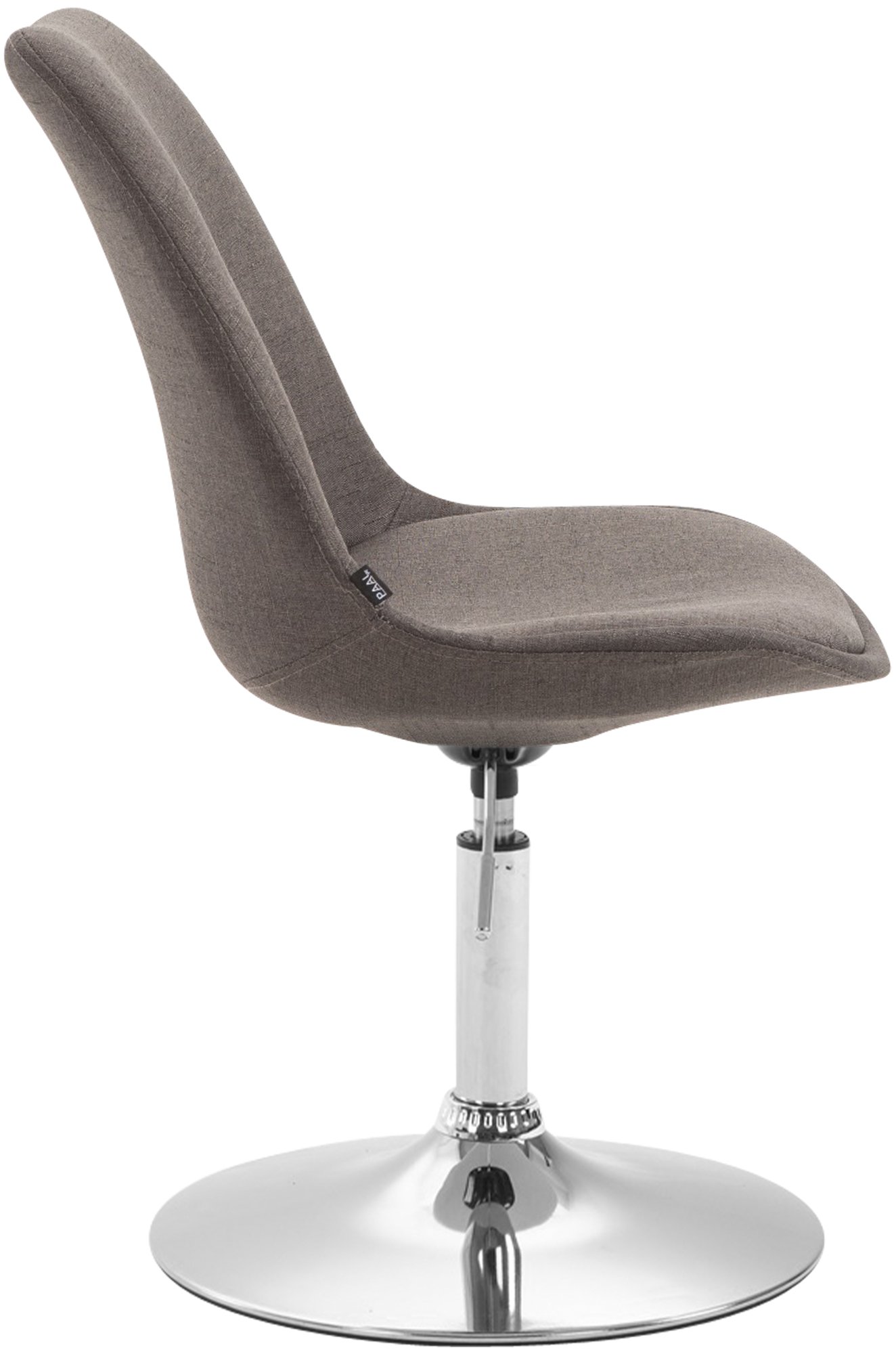 Chaise de salle à manger Maverick tissu avec pied trompette