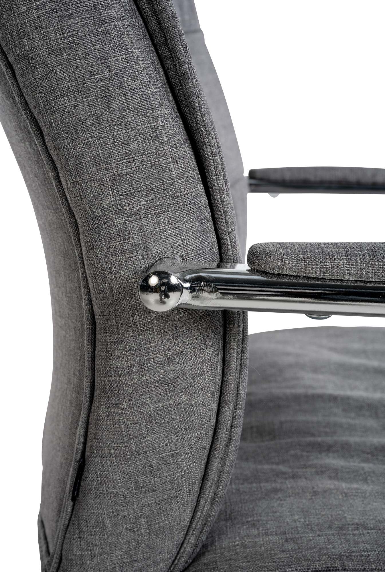 Lot de 2 chaises visiteurs Sievert tissu
