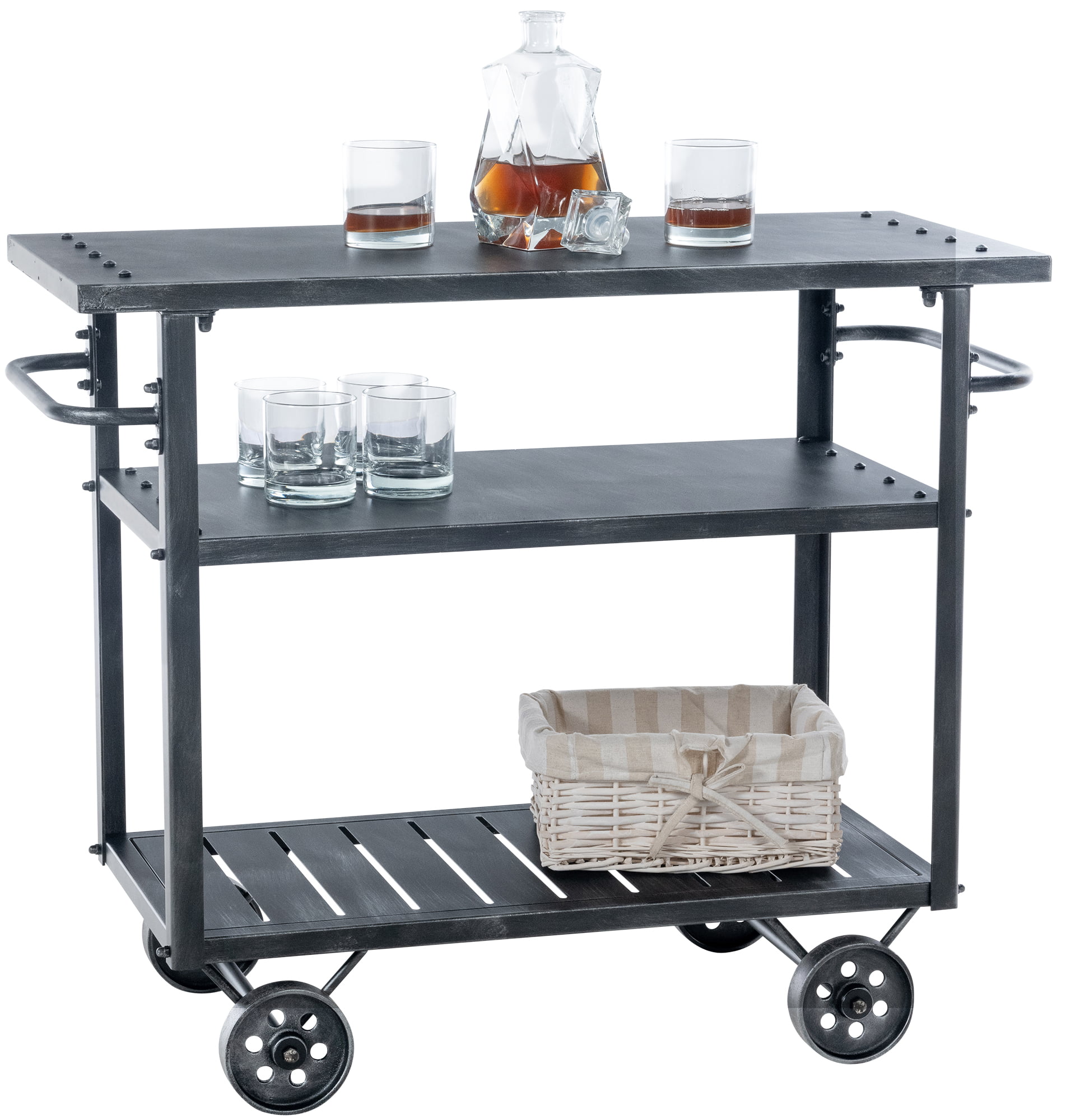 Chariot de service Spring dans le style industriel