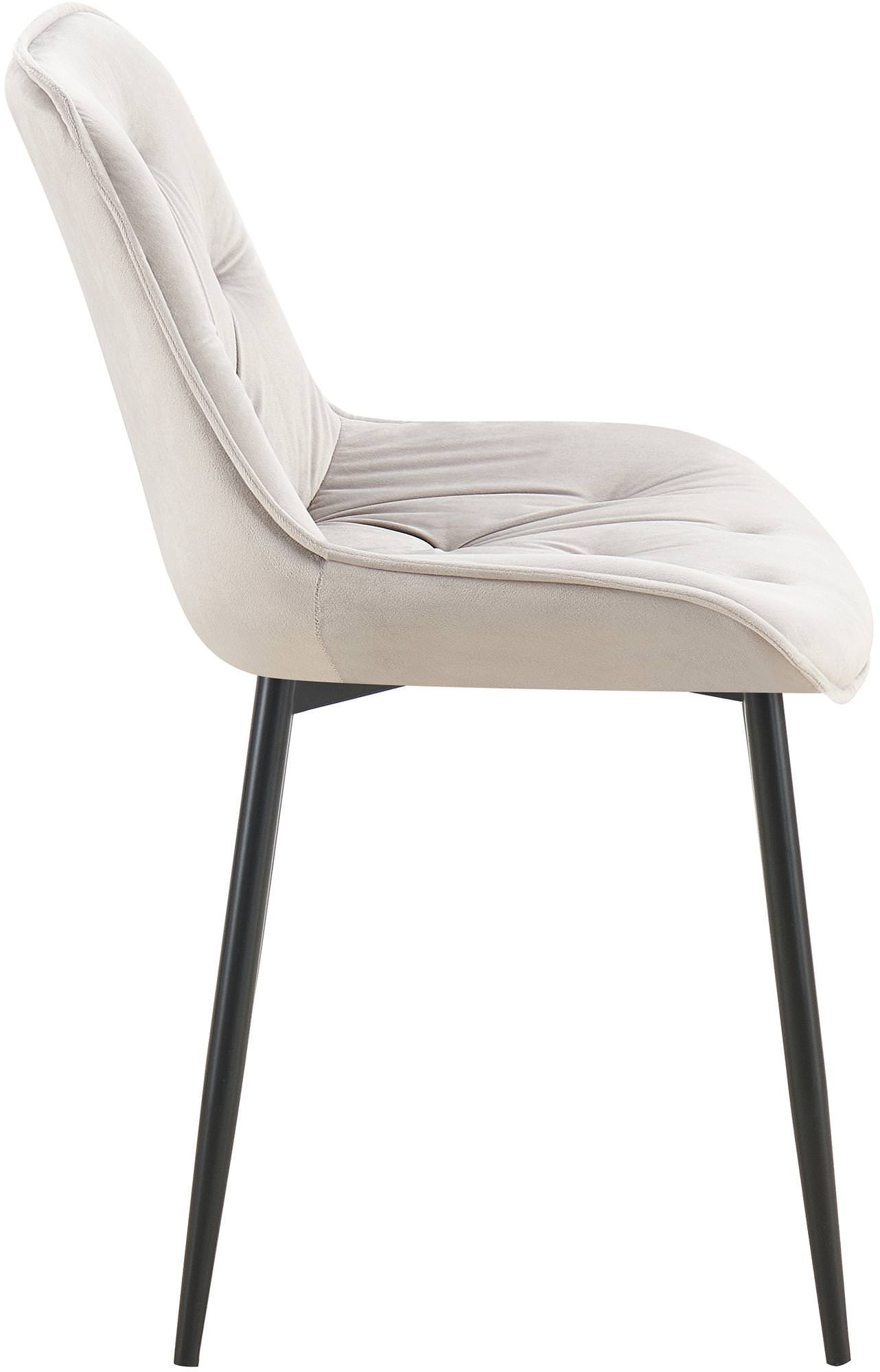 Lot de 2 chaises de salle à manger Wallace velours