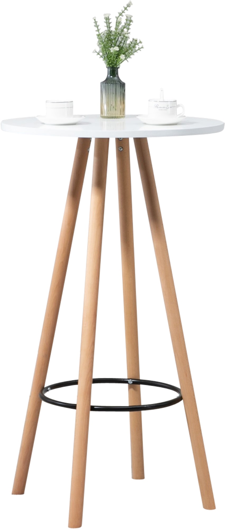 Table haute de bar Livia en Bois