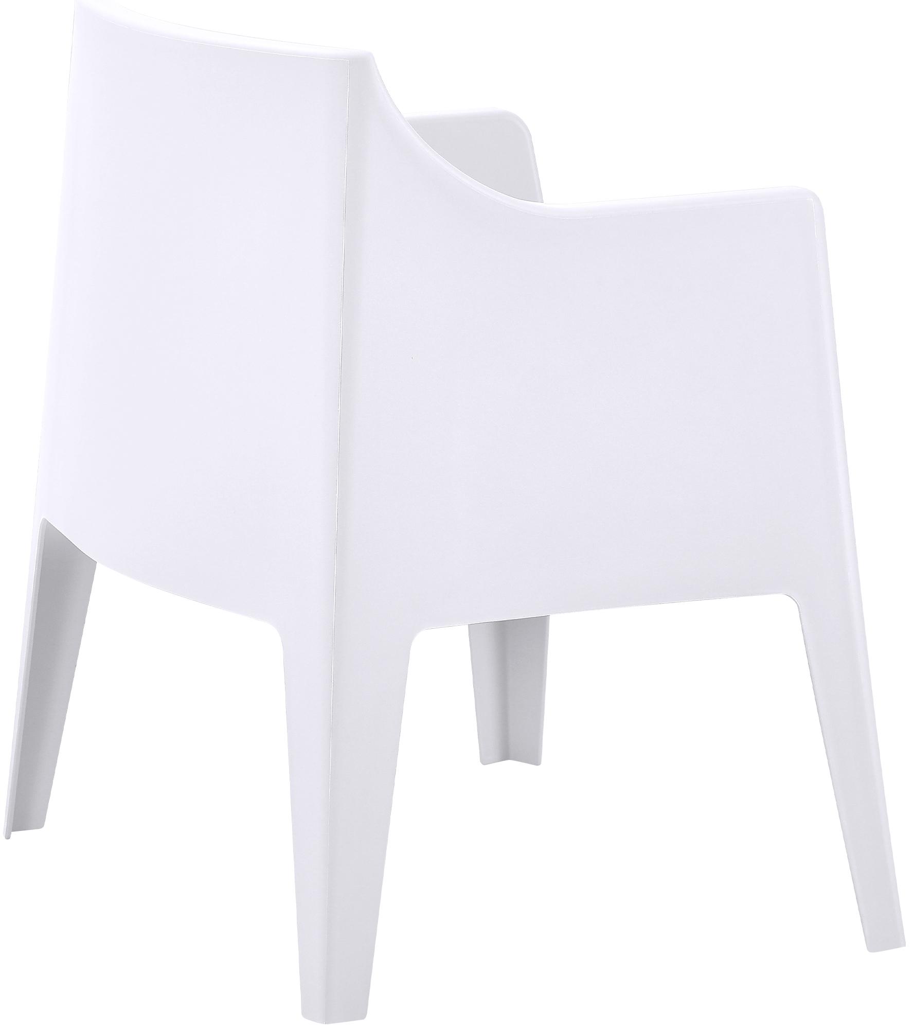 Lot de 6 Chaises de Jardin Bartal Empilables en Polypropylène Résistant aux UV et Intempéries - Fauteuils d'Extérieur Design