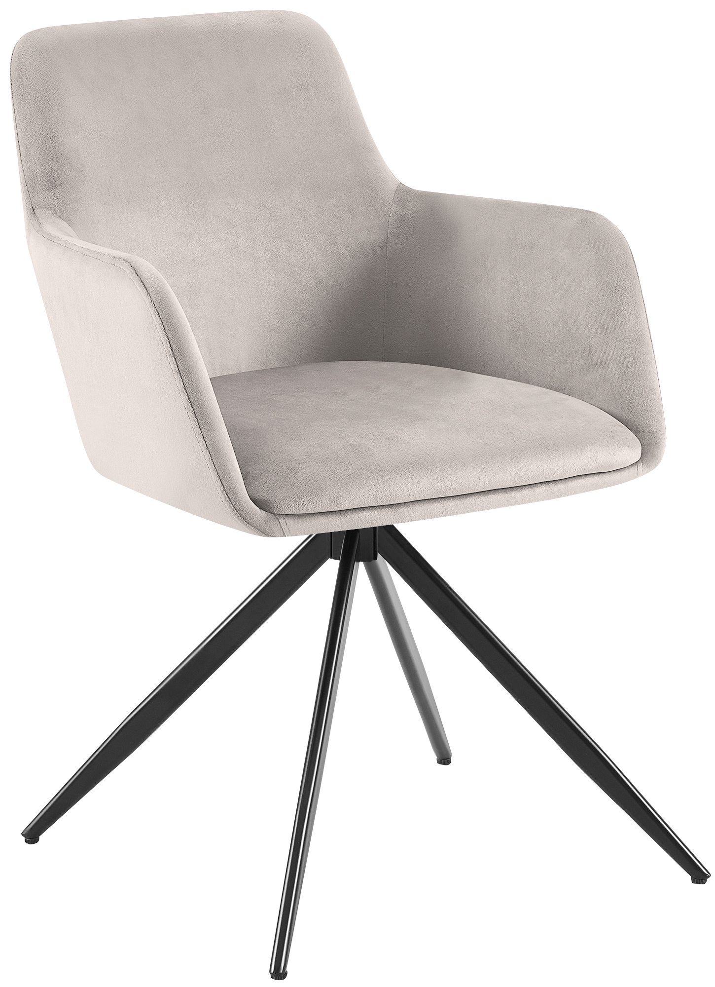 Chaise de salle à manger Olema velours