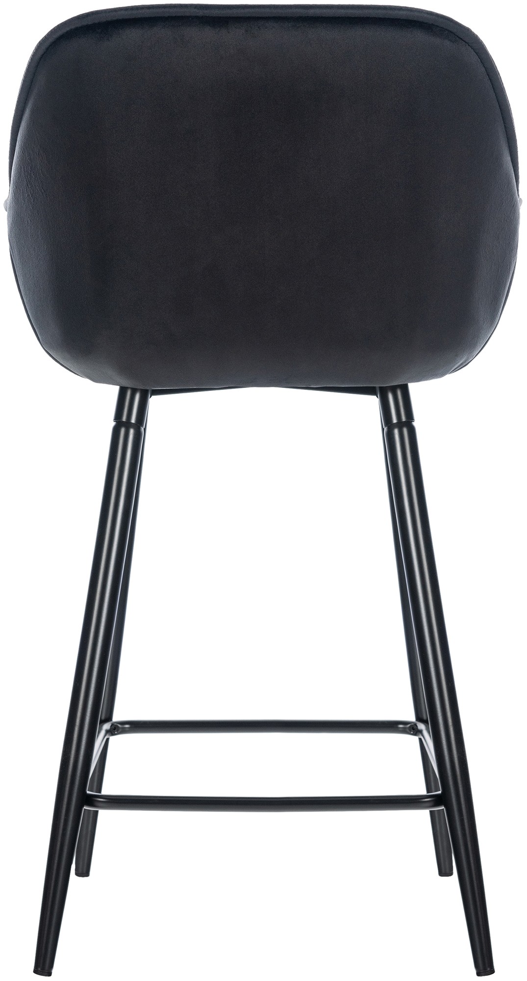 Tabouret de bar Gibson velours hauteur d'assise 76 cm