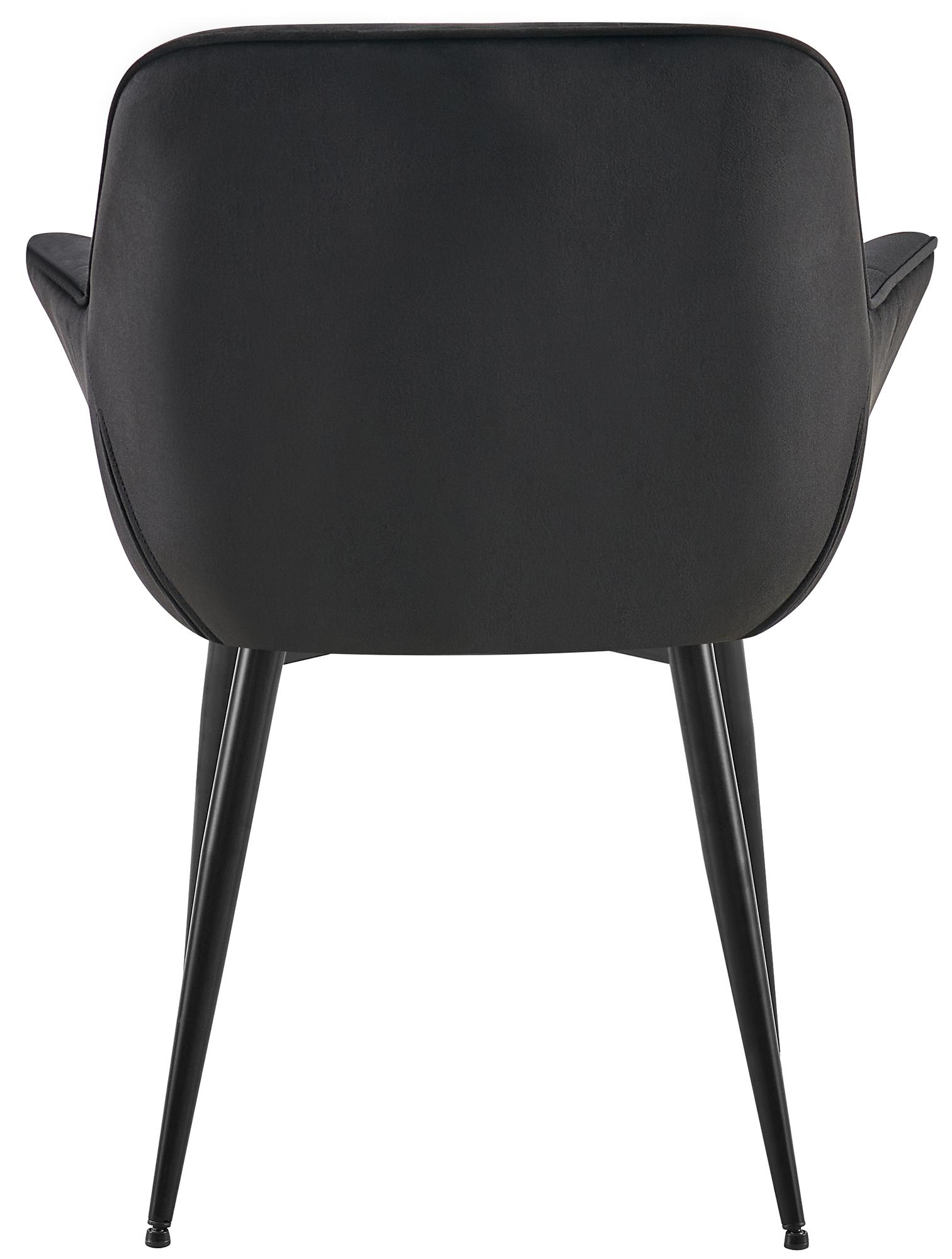 Chaise de salle à manger Roseville velours