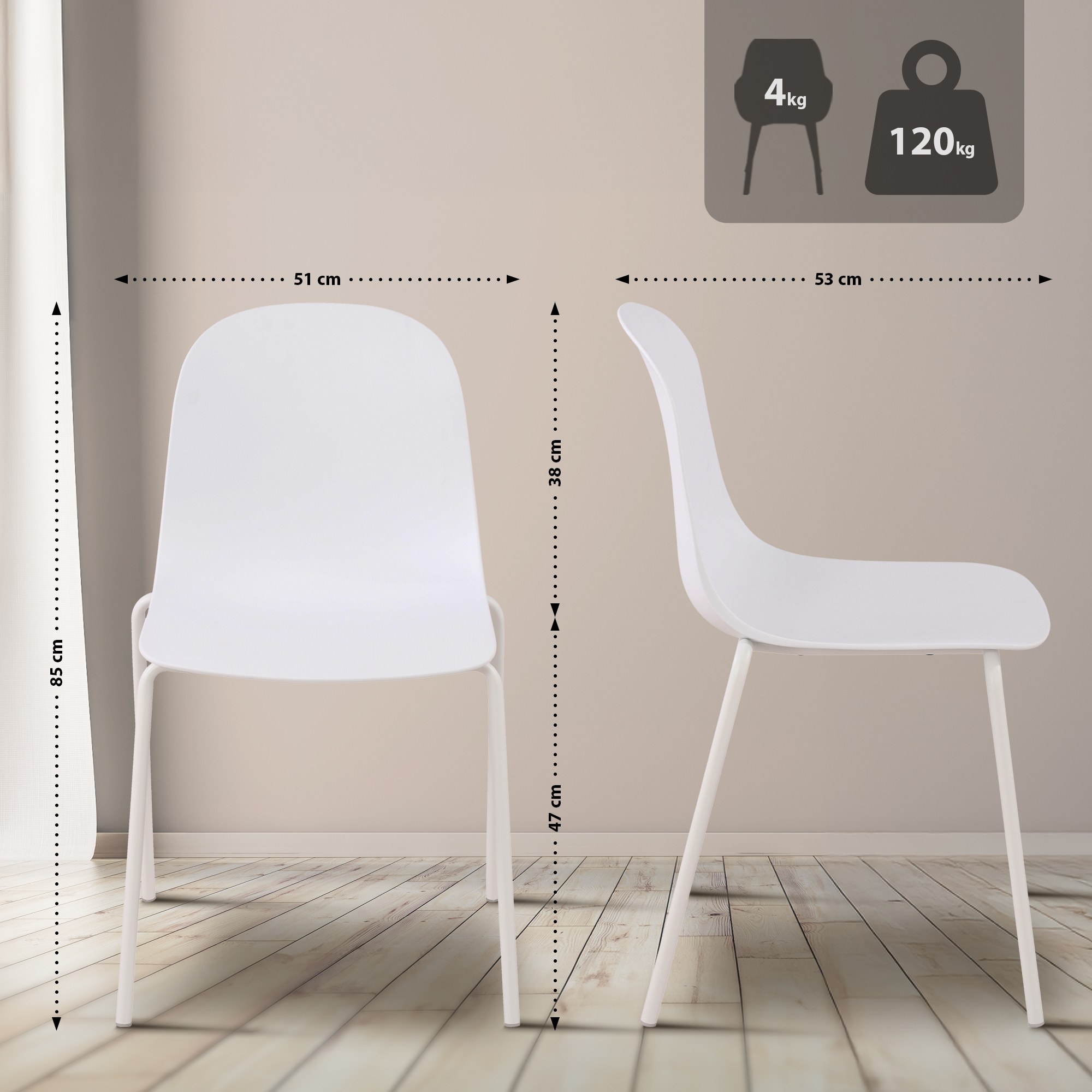 Ensemble de 2 sièges Berdin