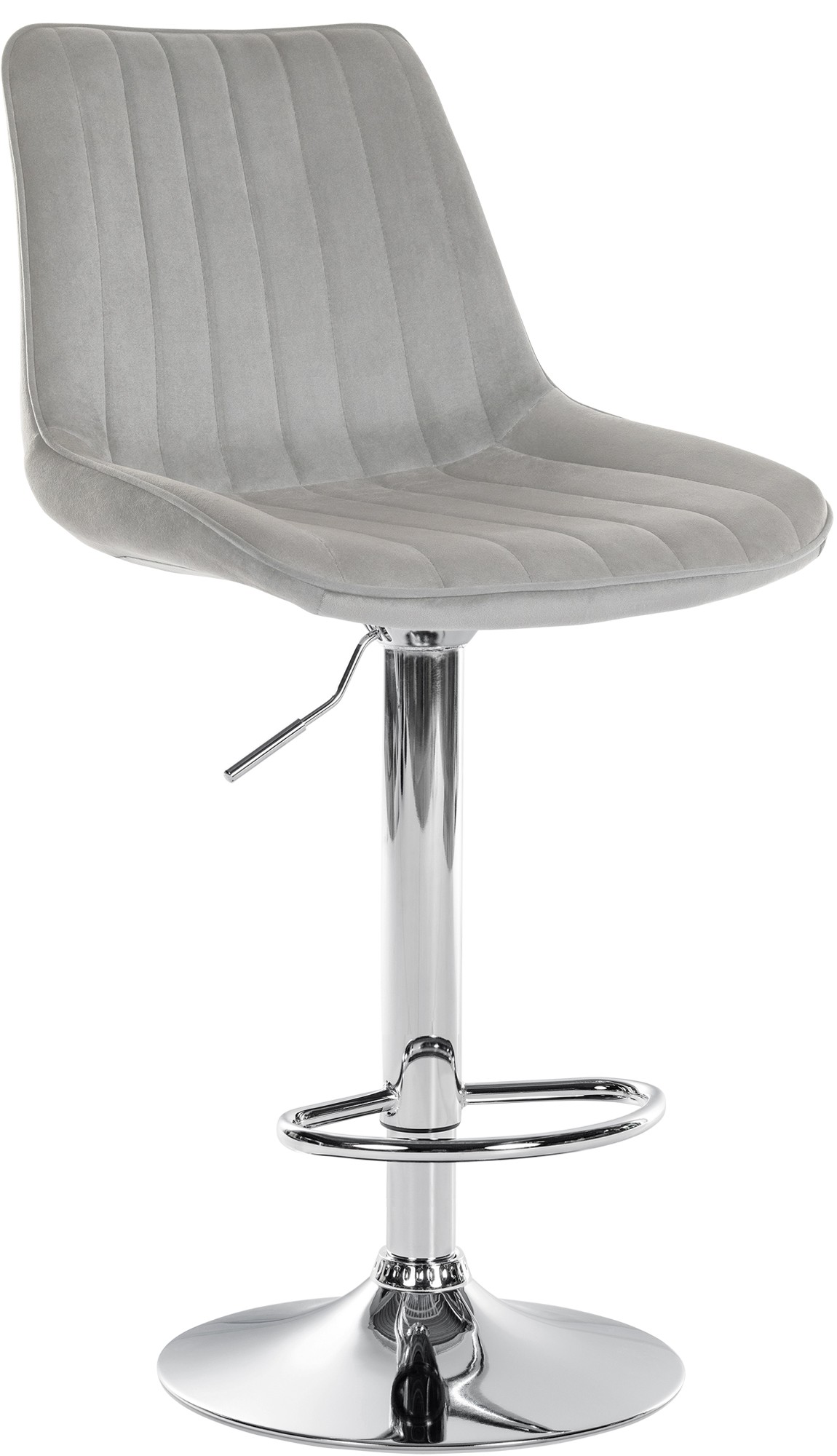 Tabouret de bar Toni en velours