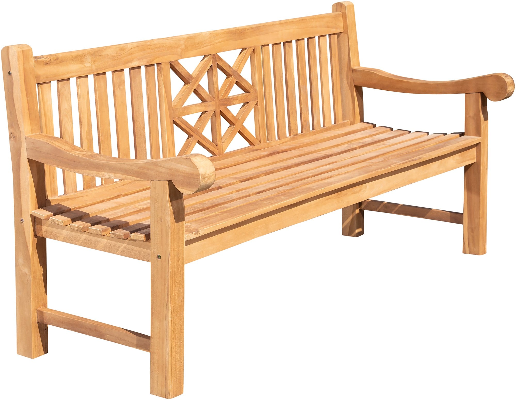 Banc de jardin en bois de teck Florida