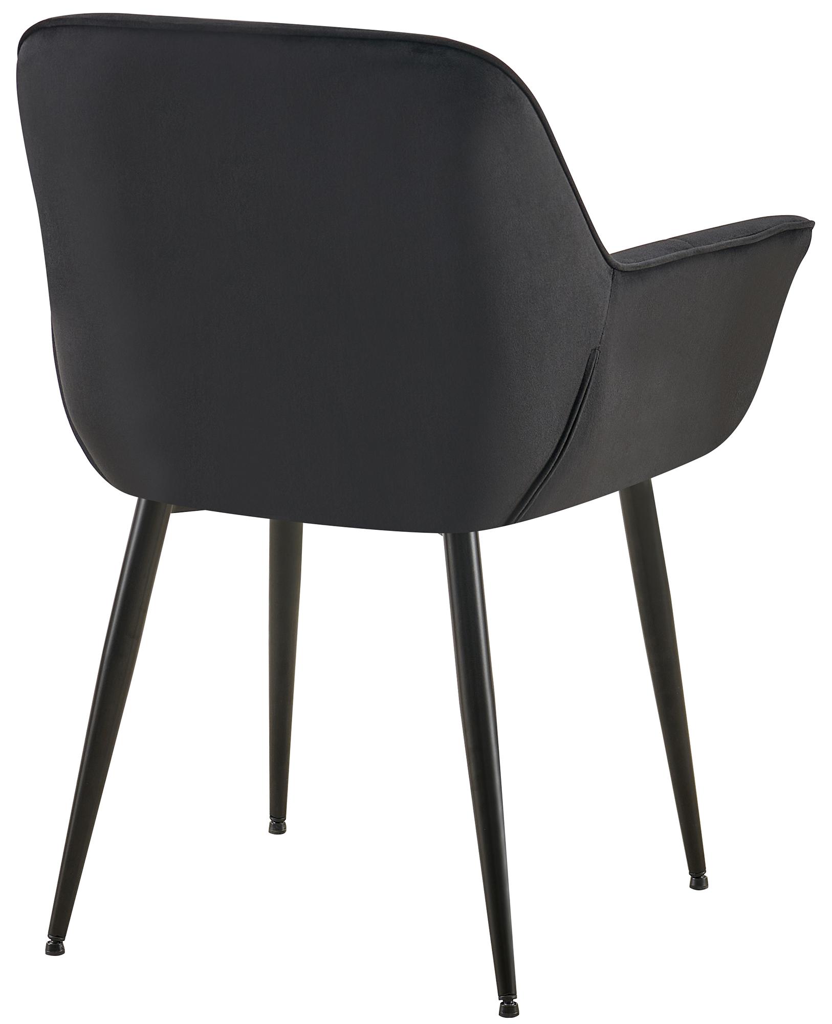 Chaise de salle à manger Roseville velours