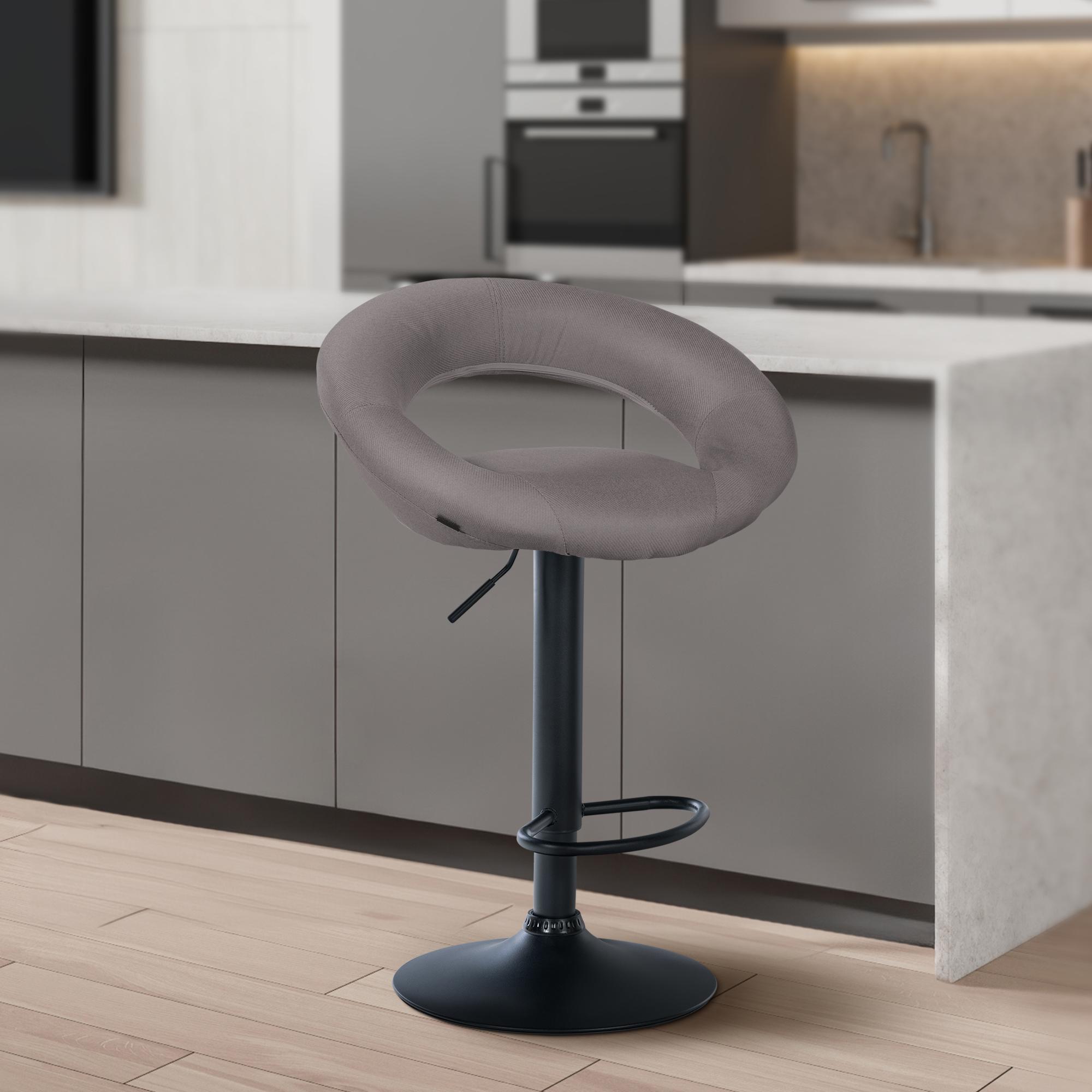 Tabouret de bar Olinda Tissu