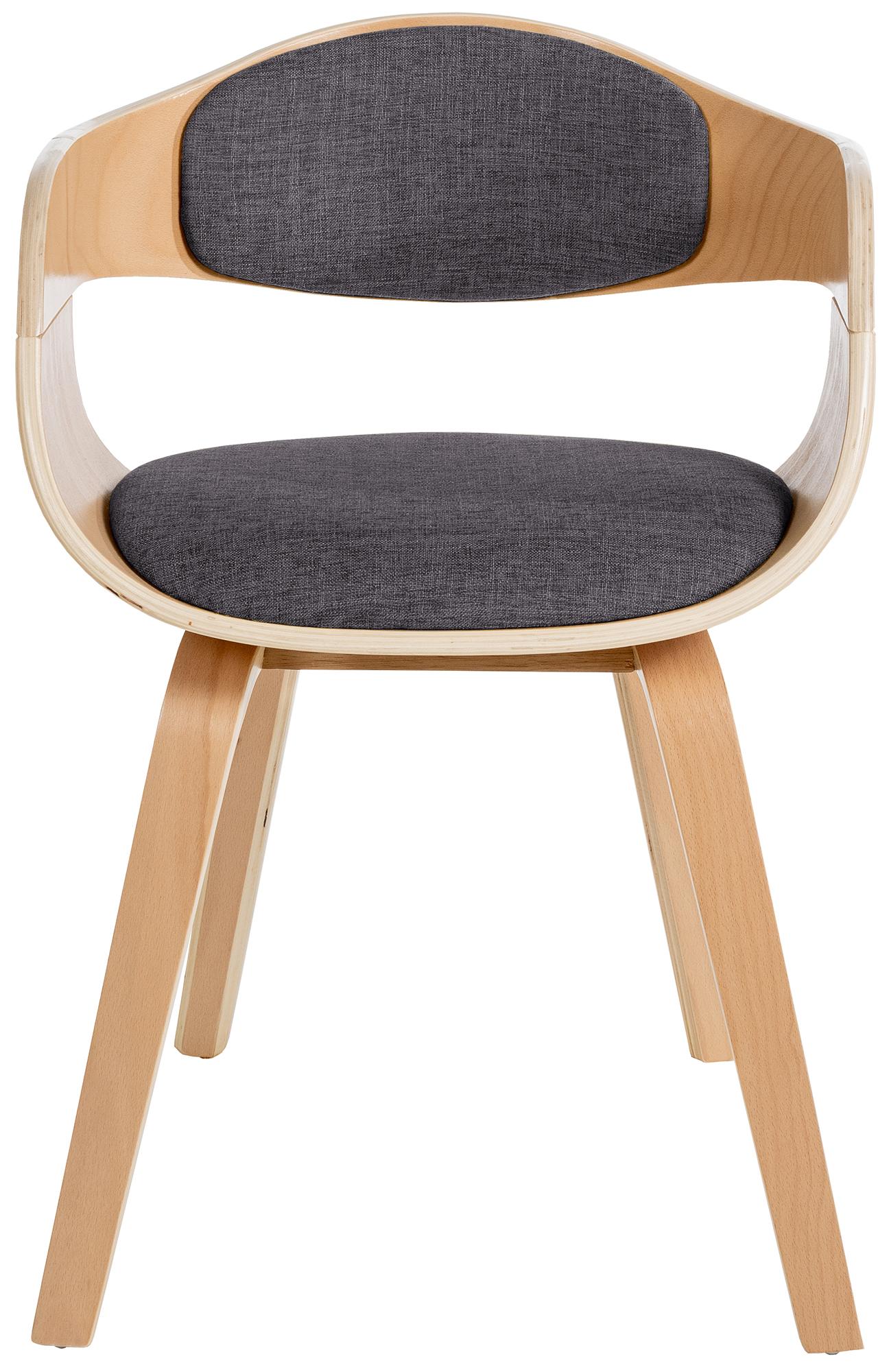 Lot de 2 chaises de salle à manger Kingston en Tissu