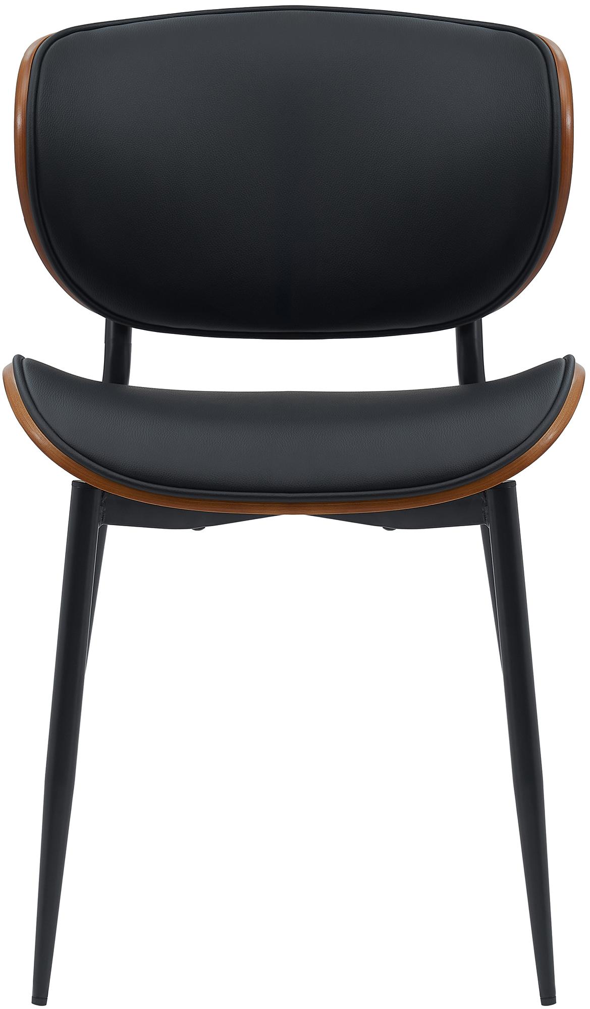 Lot de 2 chaises visiteurs Enid en similicuir ou en tissu