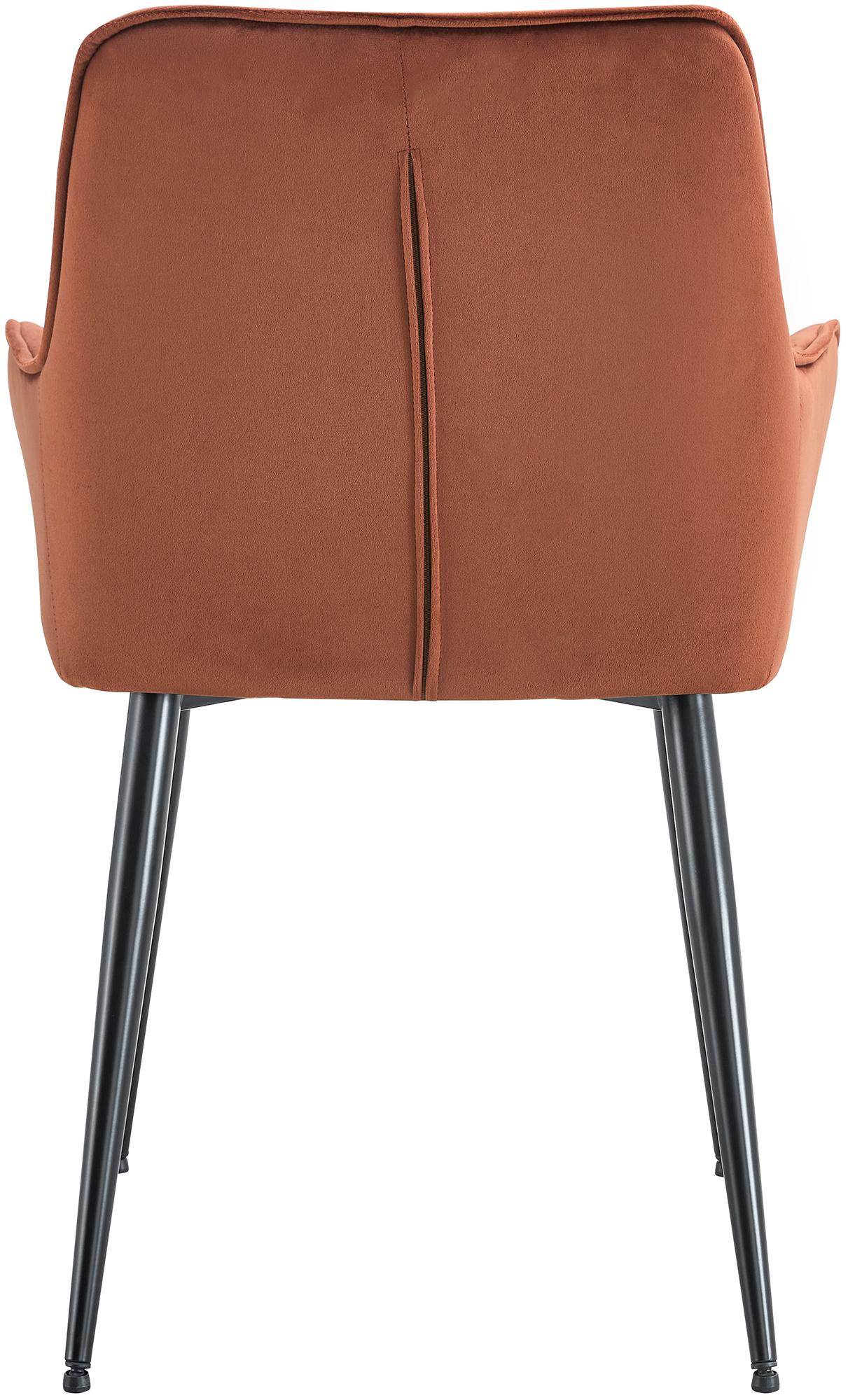Lot de 2 chaises de salle à manger Ferndale velours