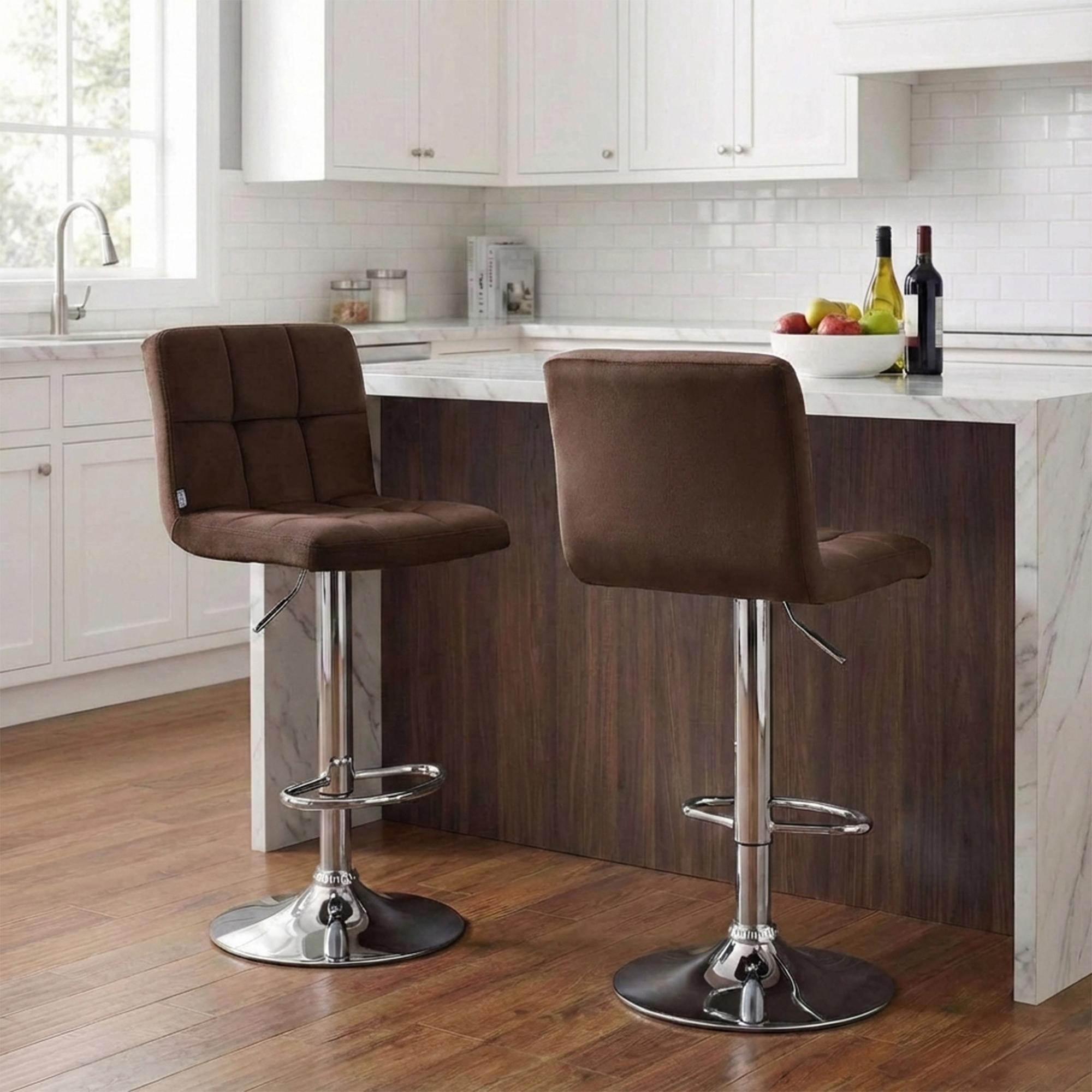 Tabouret de Bar Peru Velours