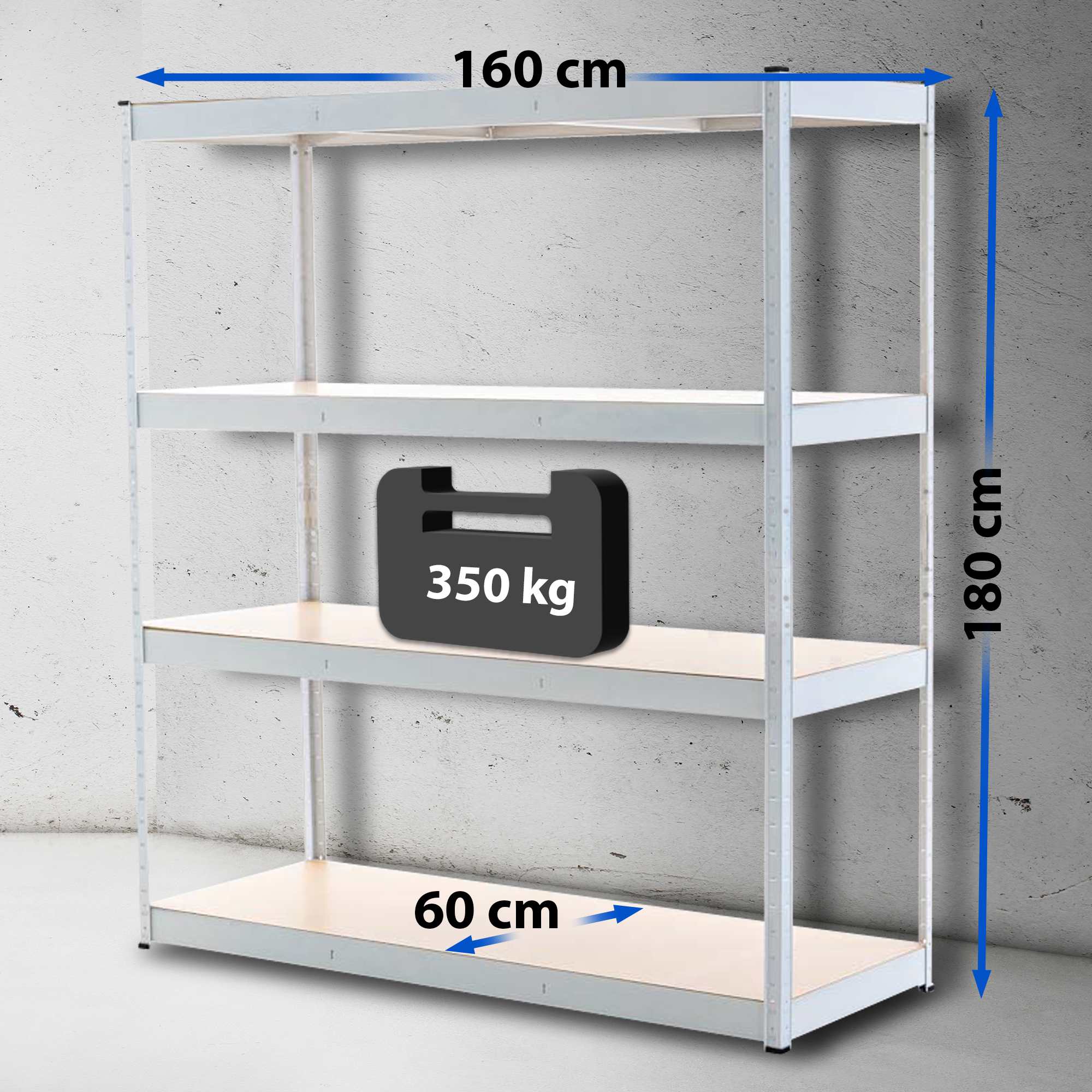 Étagère de stockage 160X180X60 CM
