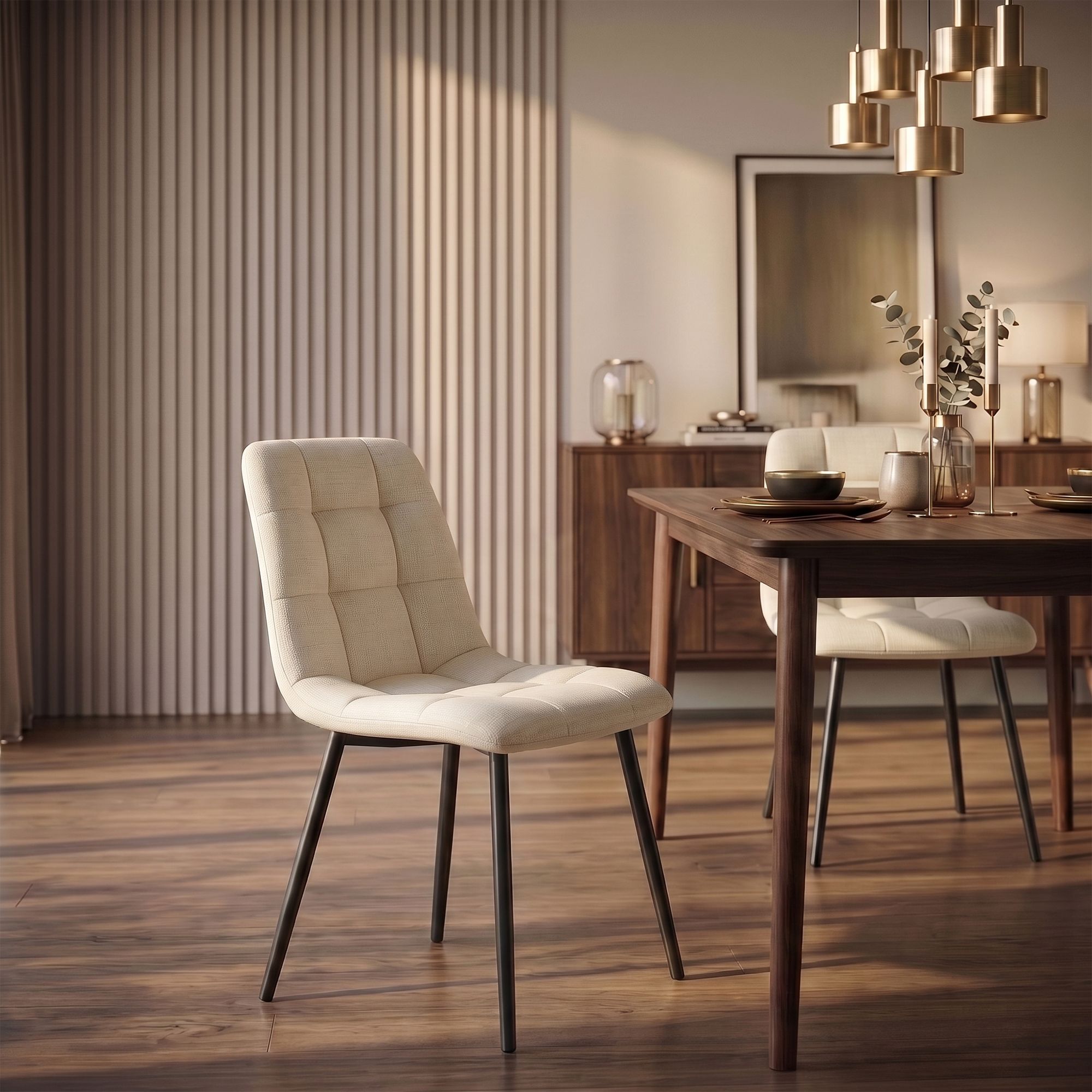 Lot de 2 chaises de salle à manger Tilde