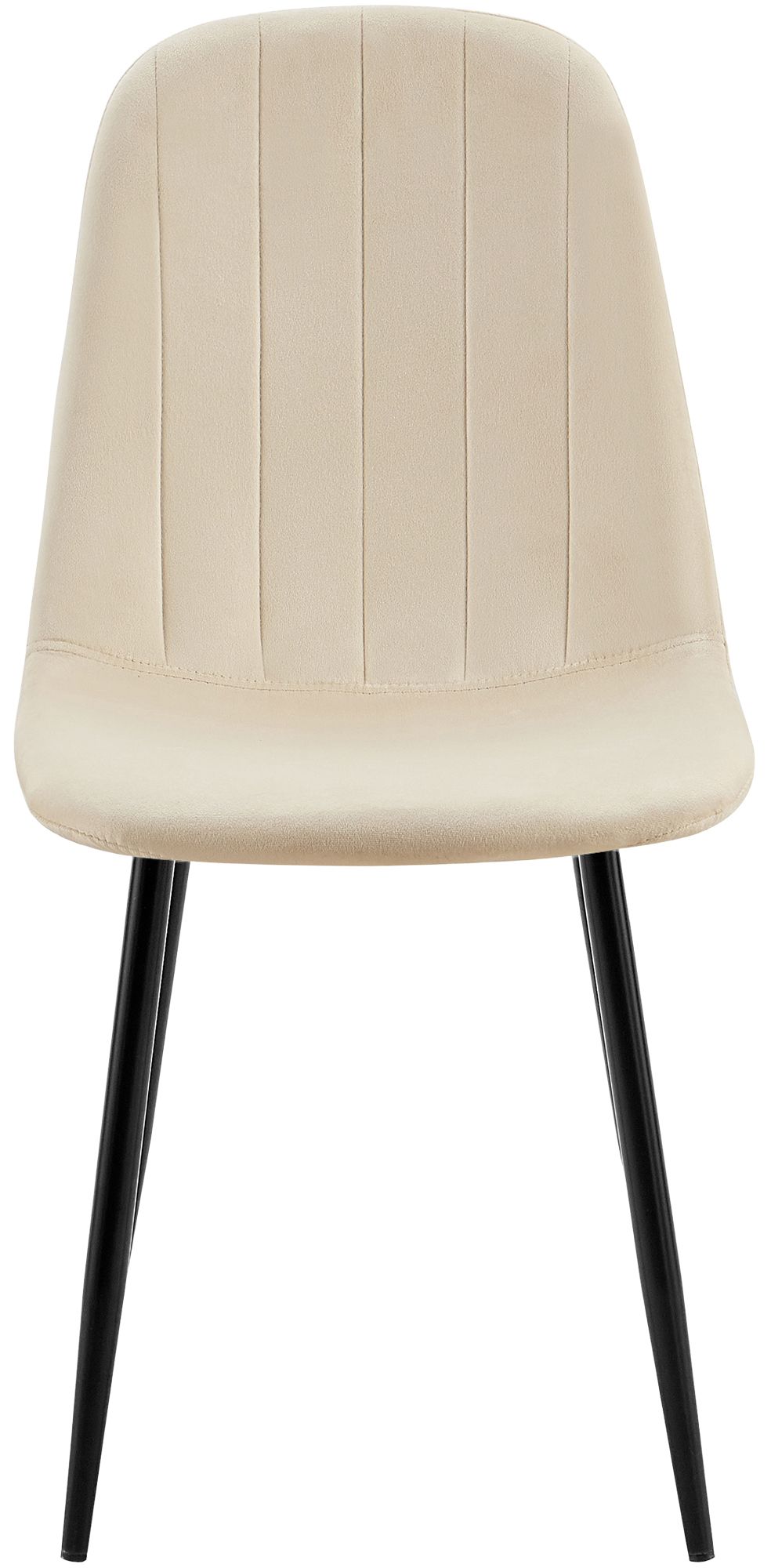 Lot de 4 chaises de salle a manger Baxter en velours