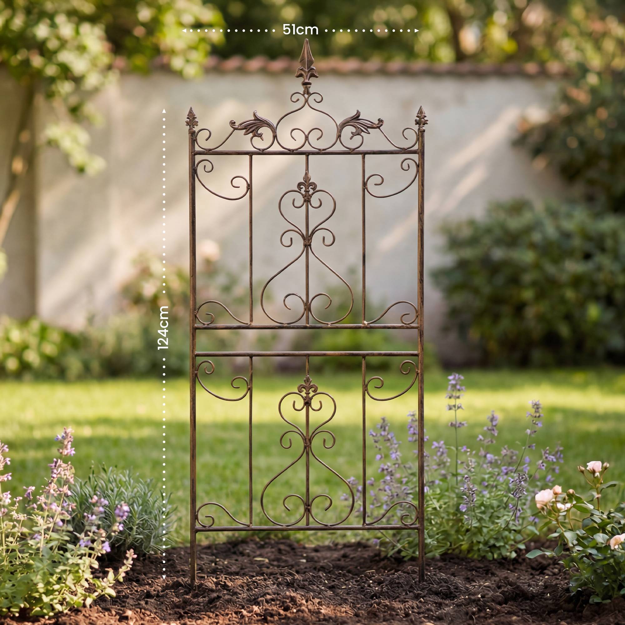 Lot de 2 Treillis de Jardin Myrte