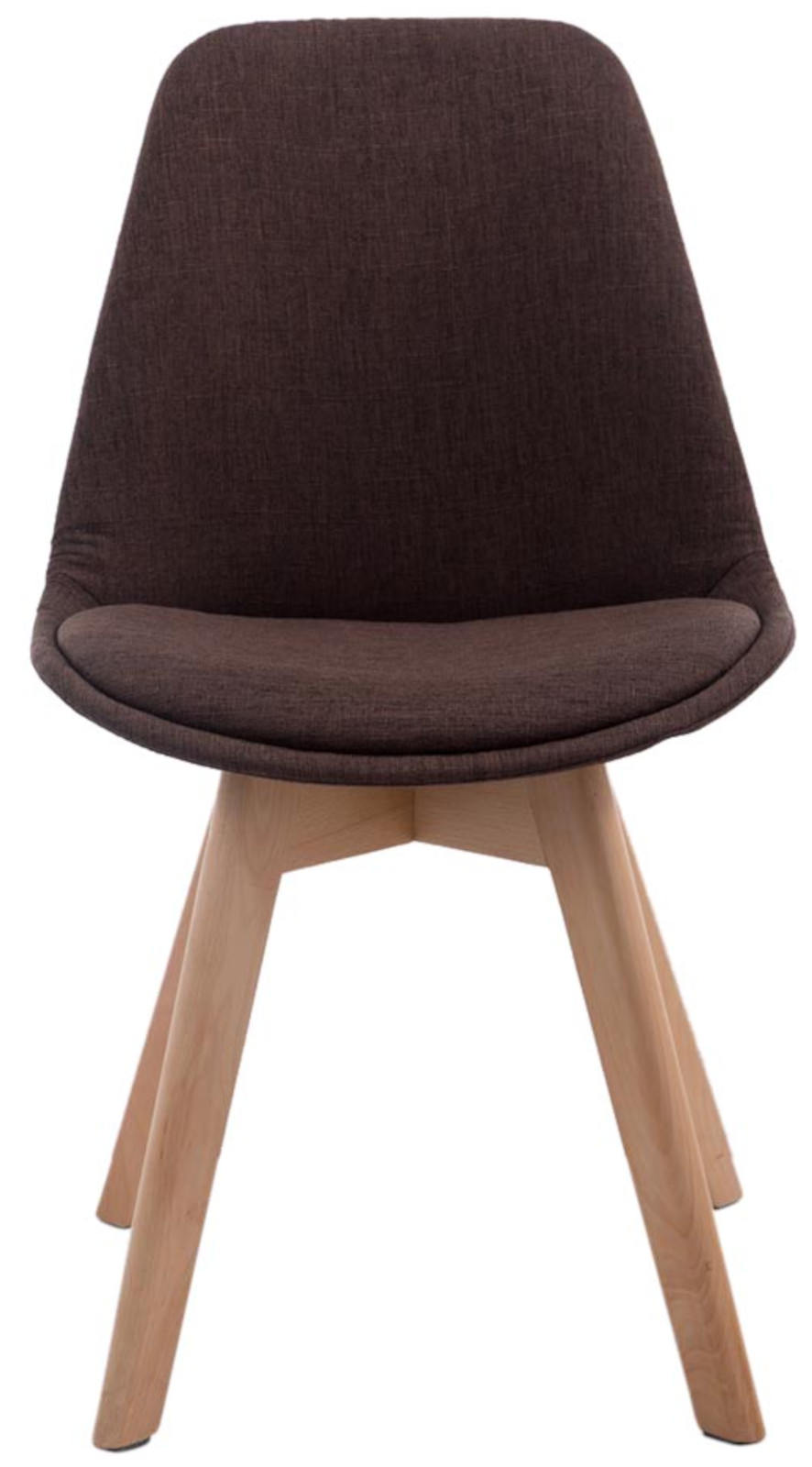 Lot de 4 chaises de salle à manger Borneo V2 en Tissu