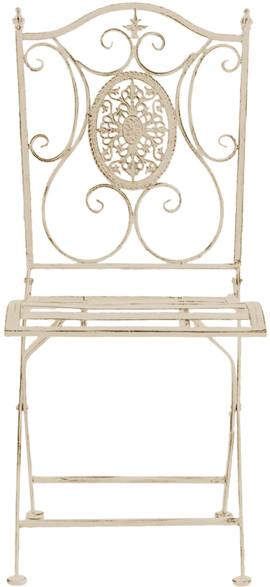 Chaise de jardin en métal Sibell